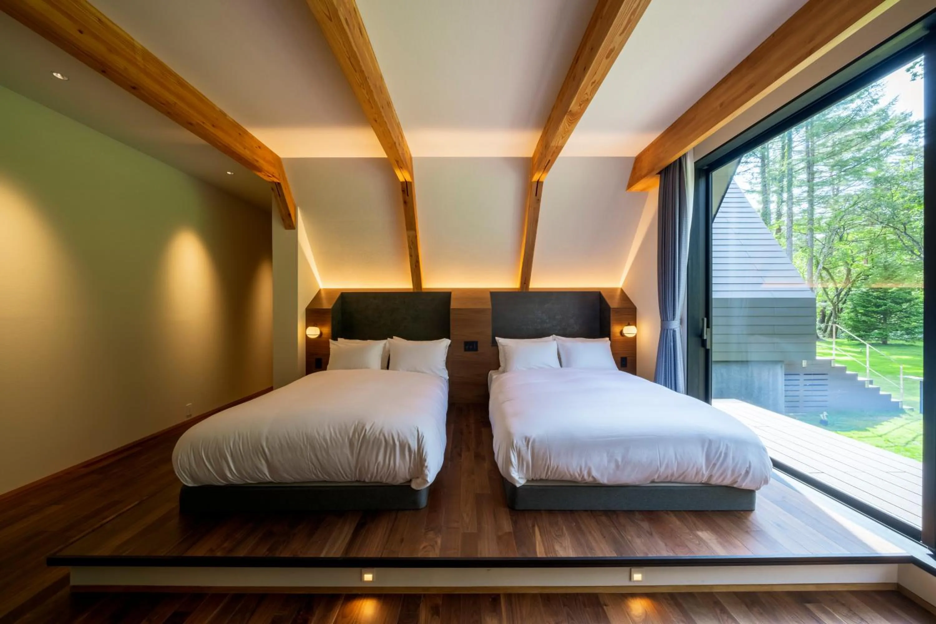 Bed in KanollyResorts Hakuba