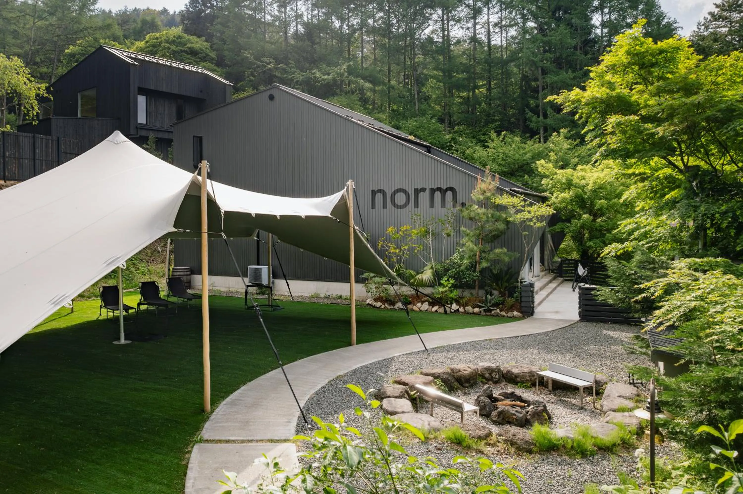 Property building in hotel norm. fuji