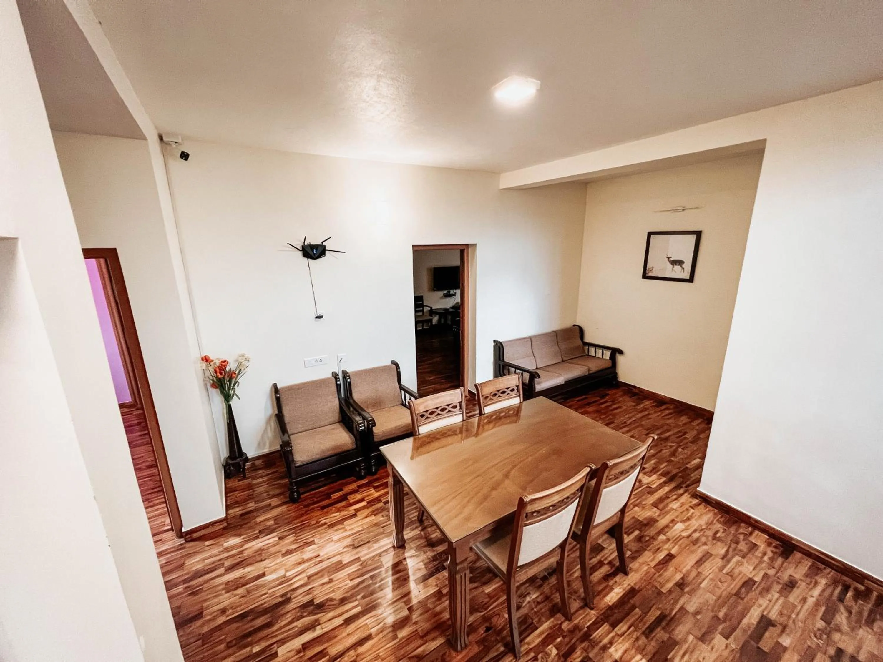 Living room in PURPLE ORCHID BY XACRO XPERIENCES