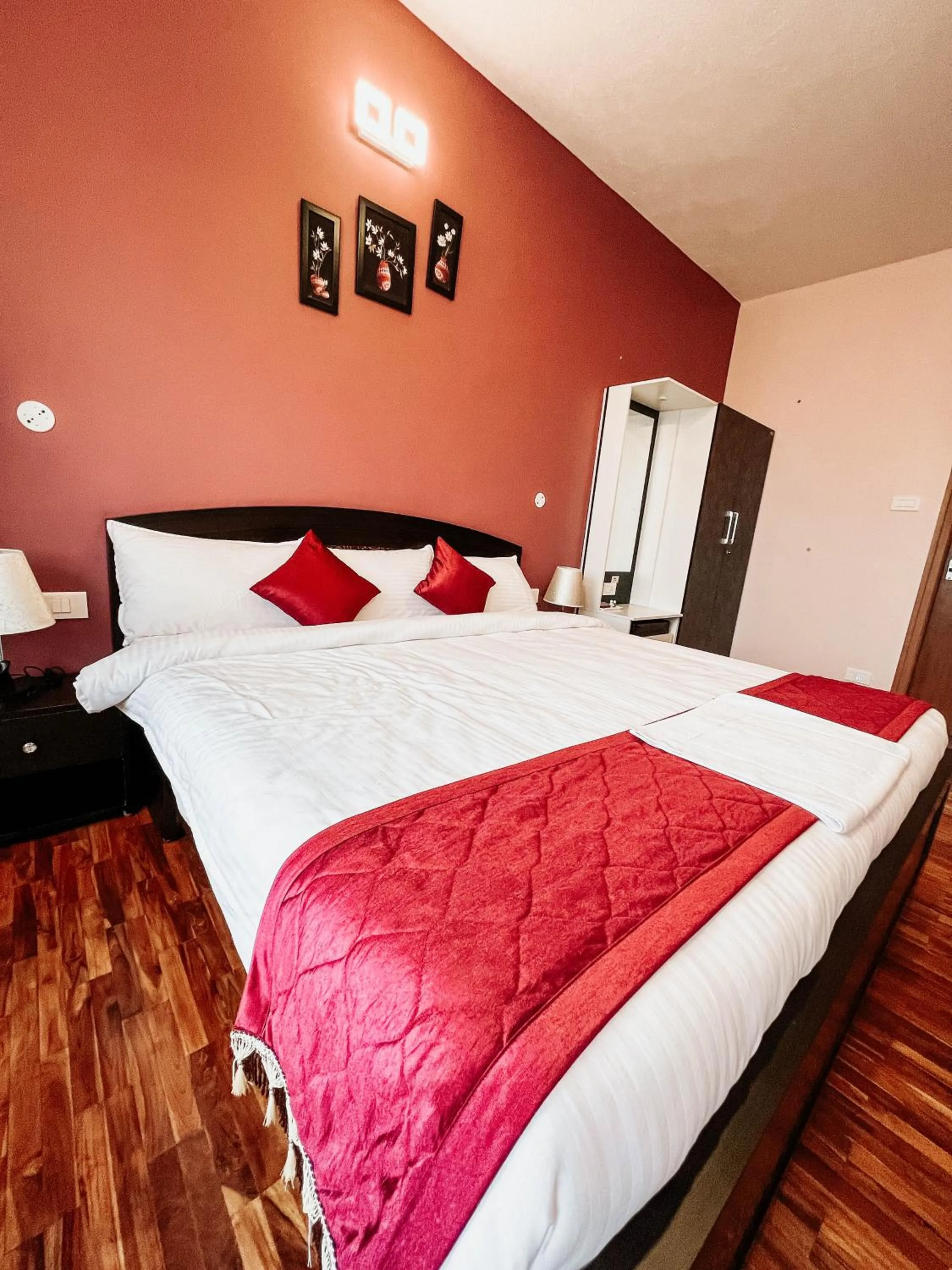 Bed in PURPLE ORCHID BY XACRO XPERIENCES