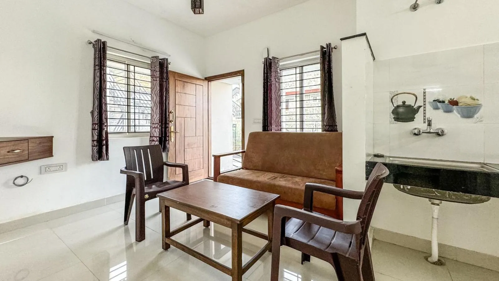 Living room in PURPLE ORCHID BY XACRO XPERIENCES