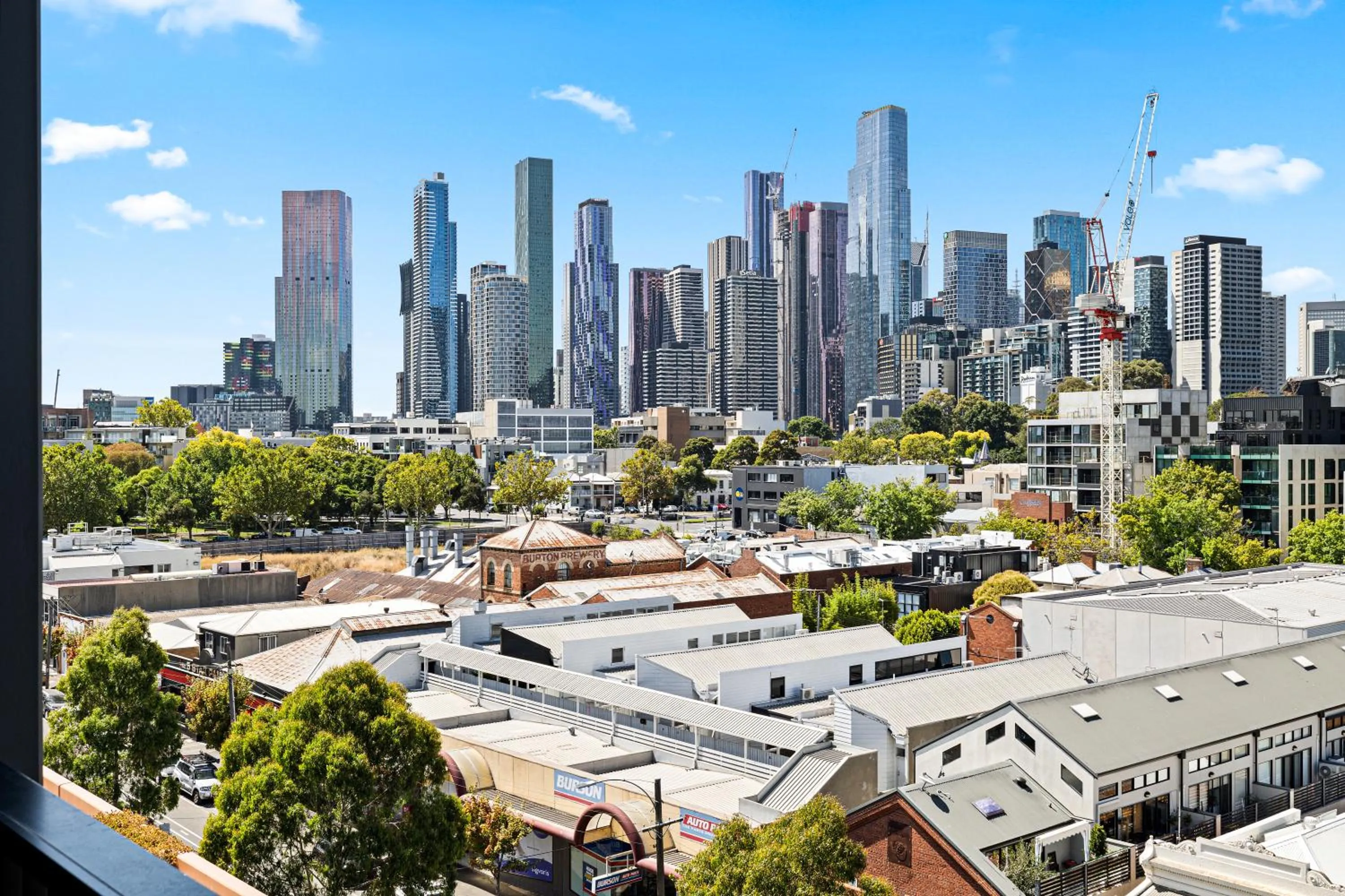 City view in The Marker Apartments Melbourne