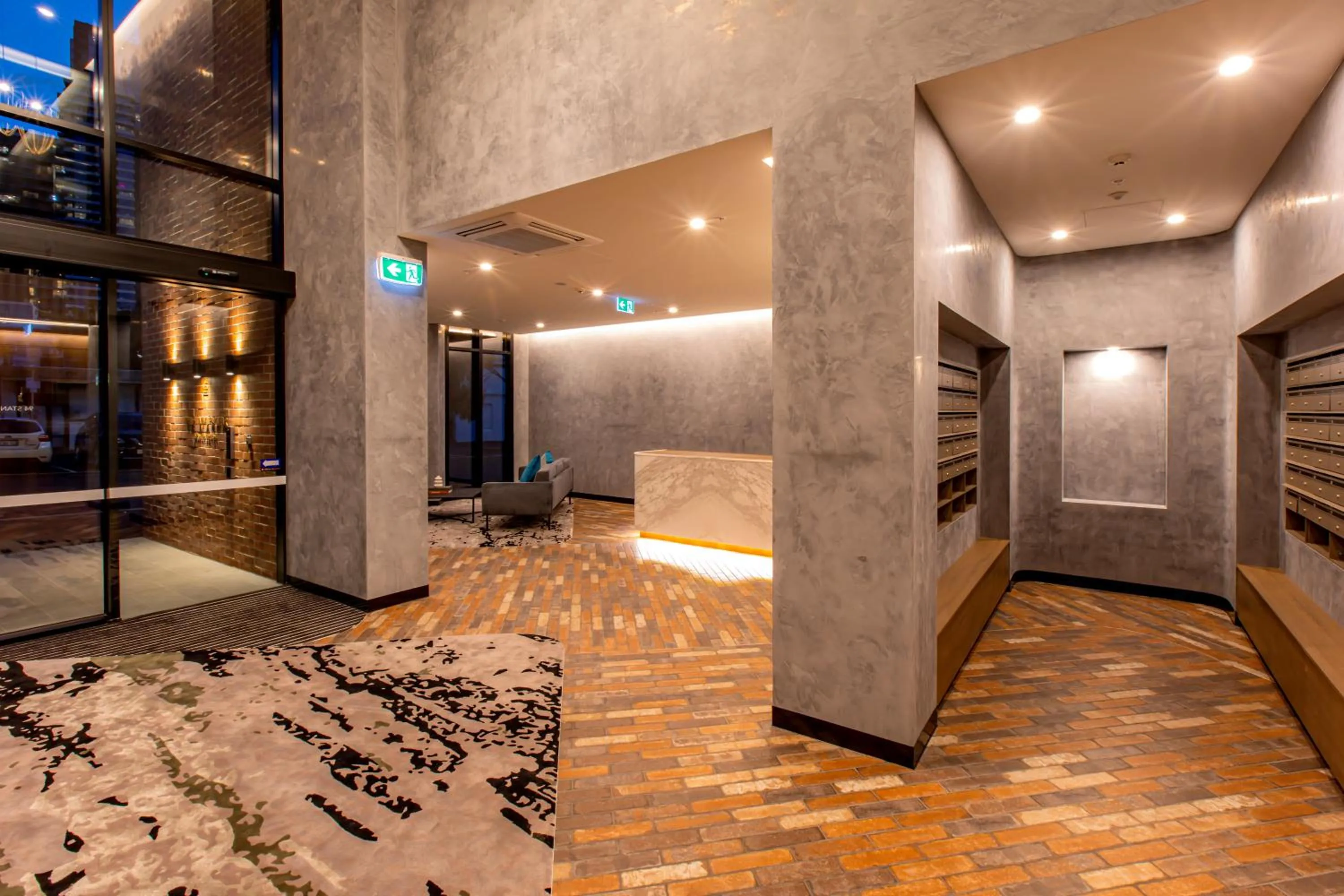 Lobby or reception in The Marker Apartments Melbourne