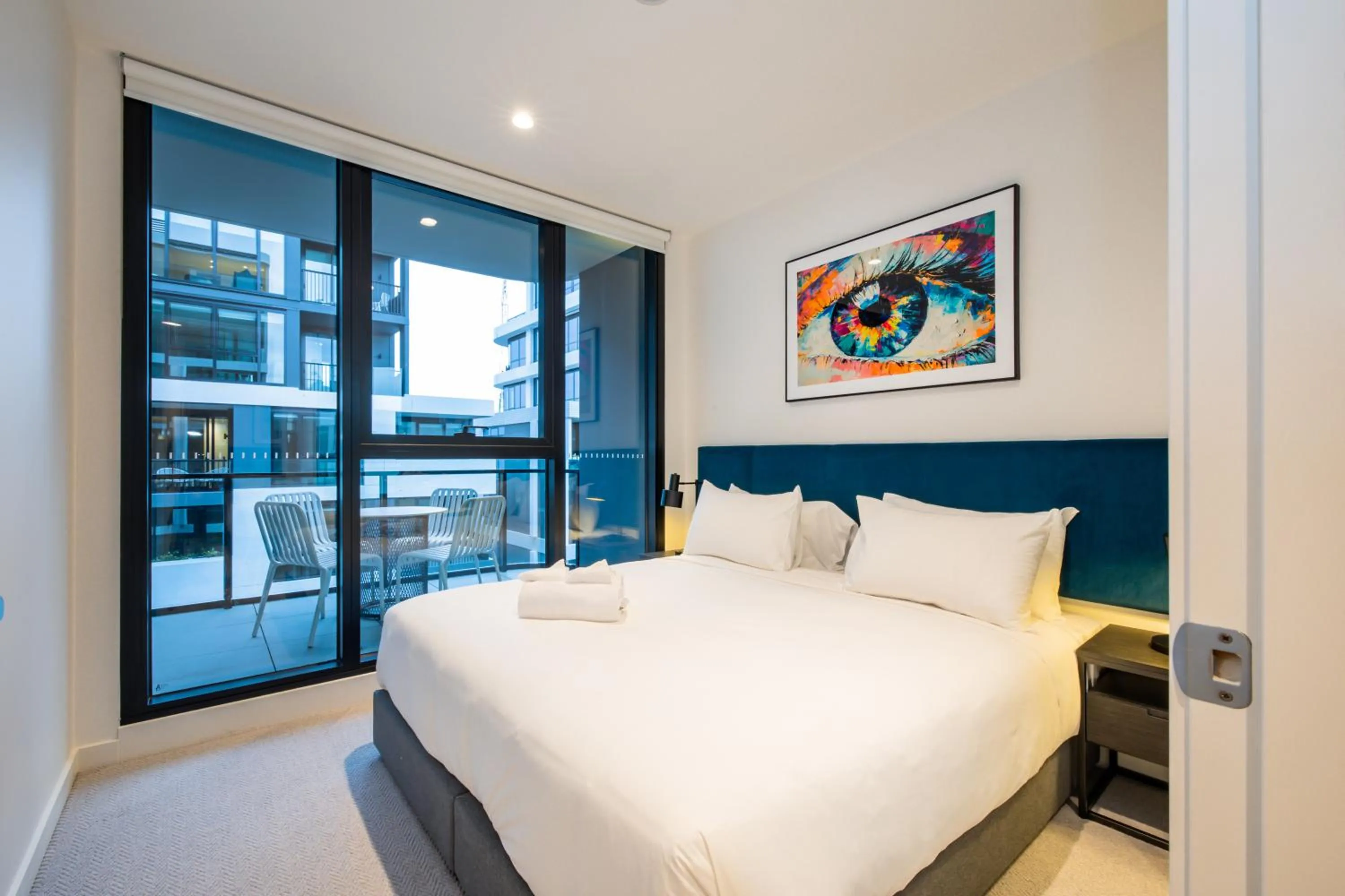 Bed in The Marker Apartments Melbourne