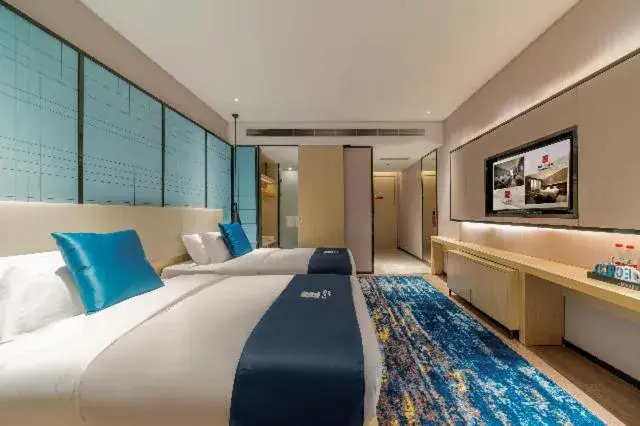 Standard Twin Room in Echarm Hotel Foshan Guangfo Road Jiaokou Metro Station Standard Twin Room in Echarm Hotel Foshan Guangfo Road Jiaokou Metro Station