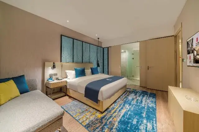 Deluxe Double Room in Echarm Hotel Foshan Guangfo Road Jiaokou Metro Station Deluxe Double Room in Echarm Hotel Foshan Guangfo Road Jiaokou Metro Station