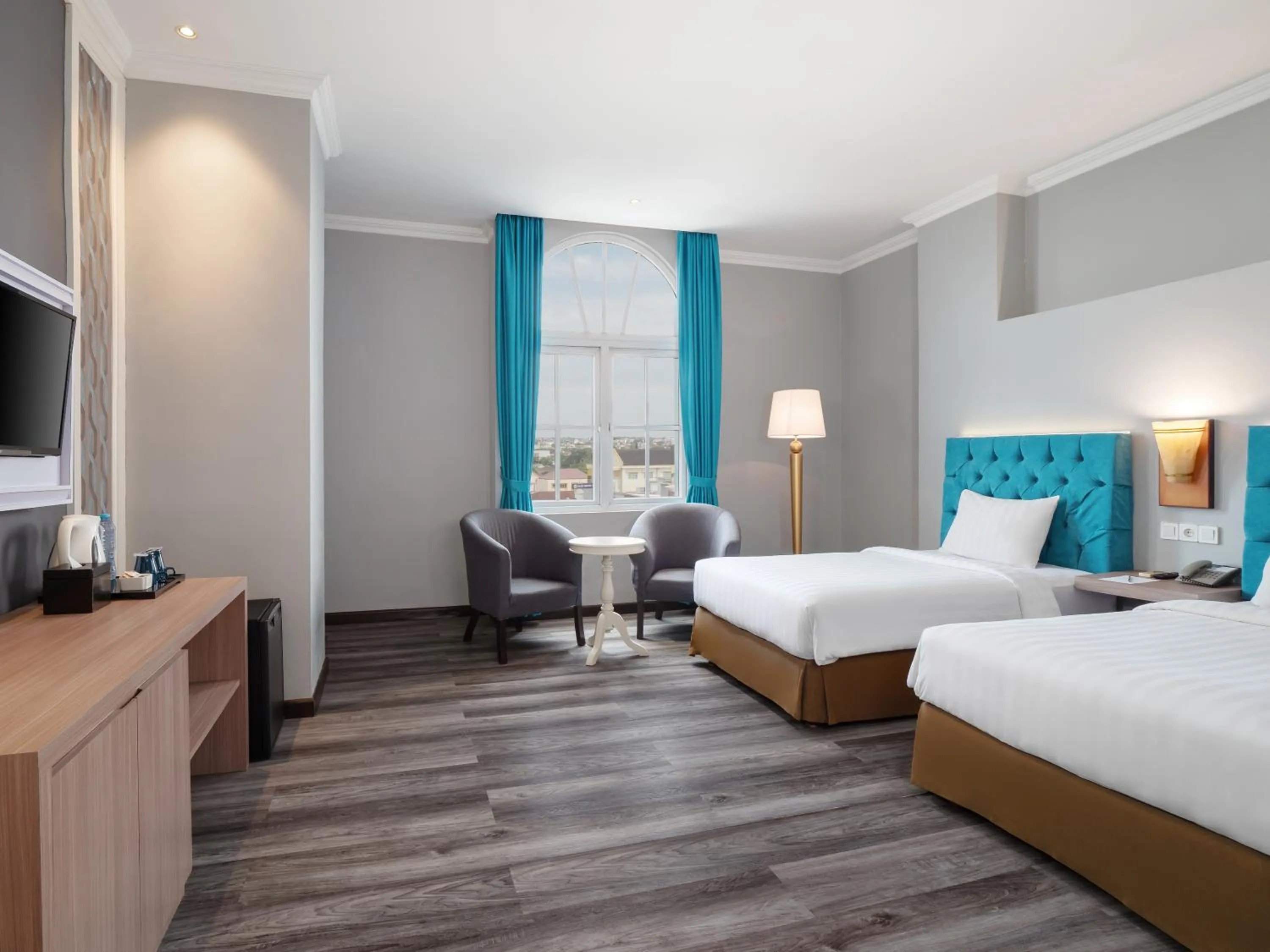 Bed in Luminor Hotel Palembang by WH Free Massage 10 Minutes