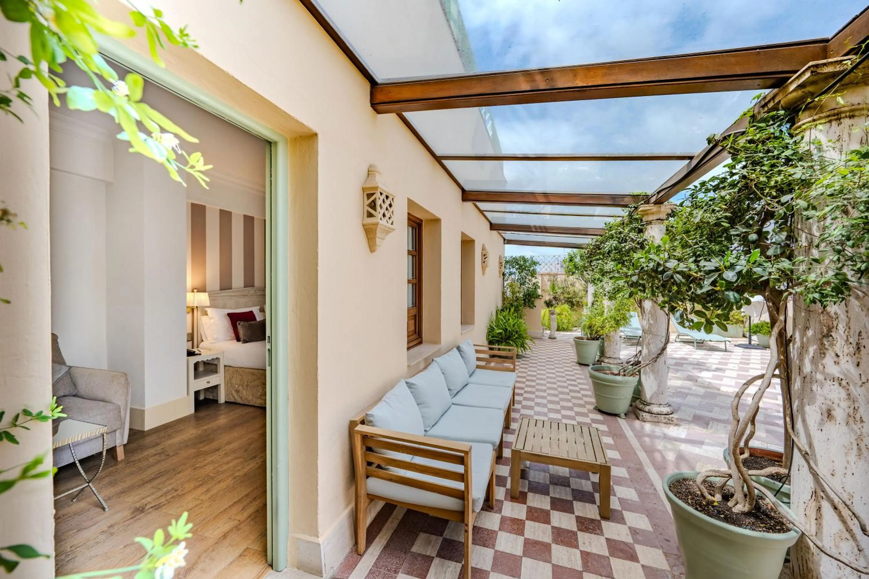 Balcony/Terrace in Casa Romana Hotel Boutique