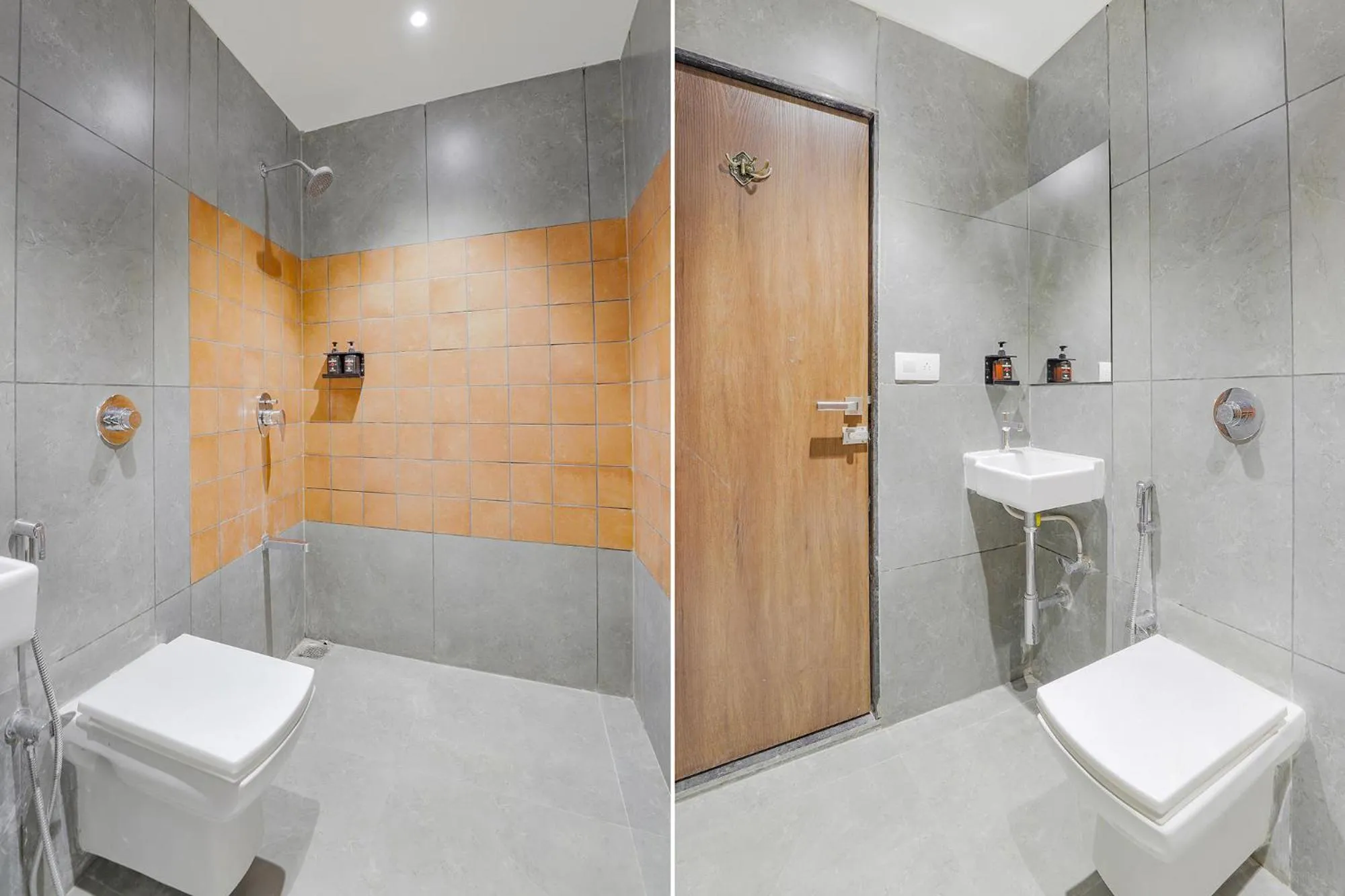 Bathroom in FabHotel Meritus Inn