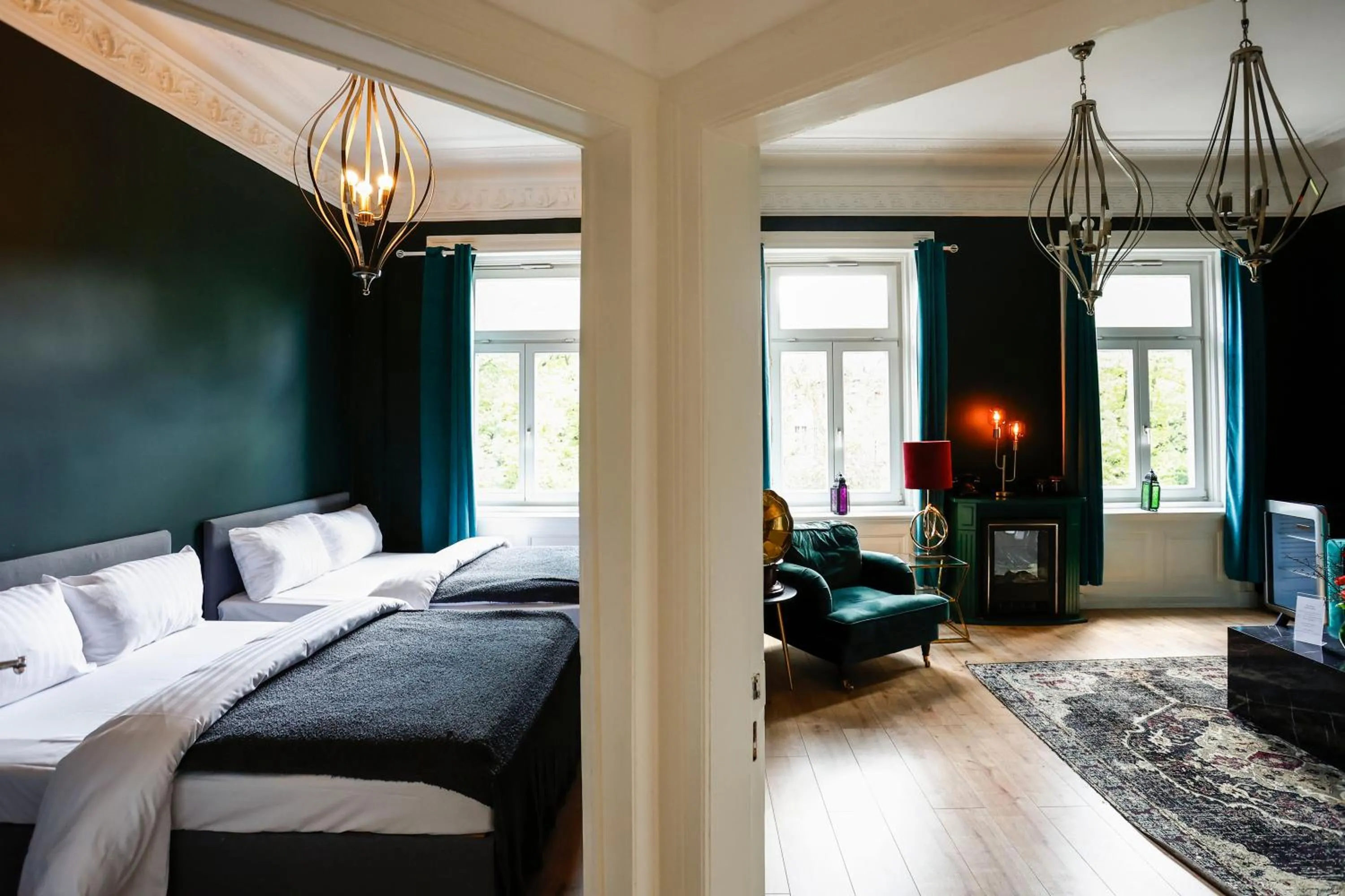 Bed in Sleephotels Alsterroom