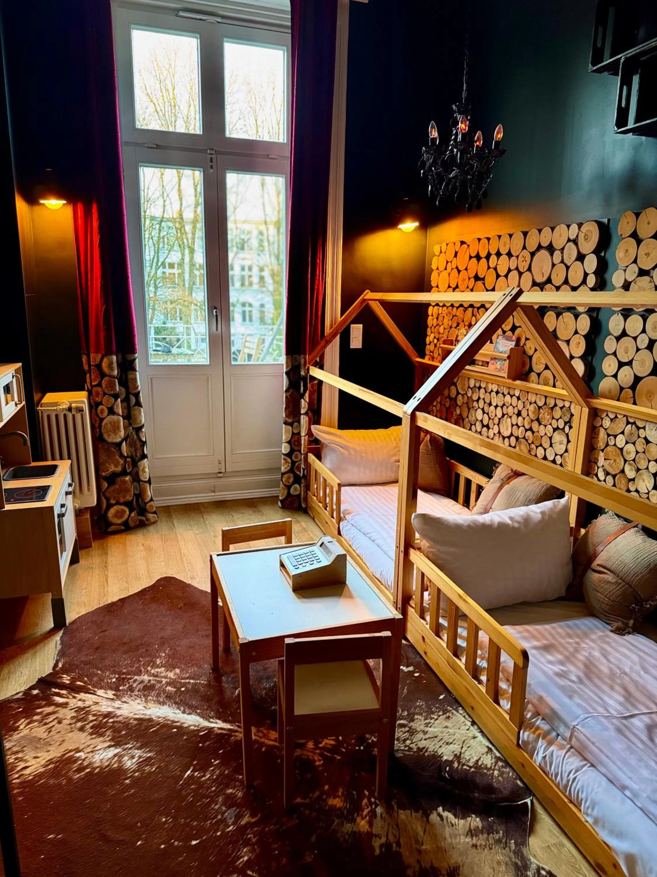 Bed in Sleephotels Alsterroom