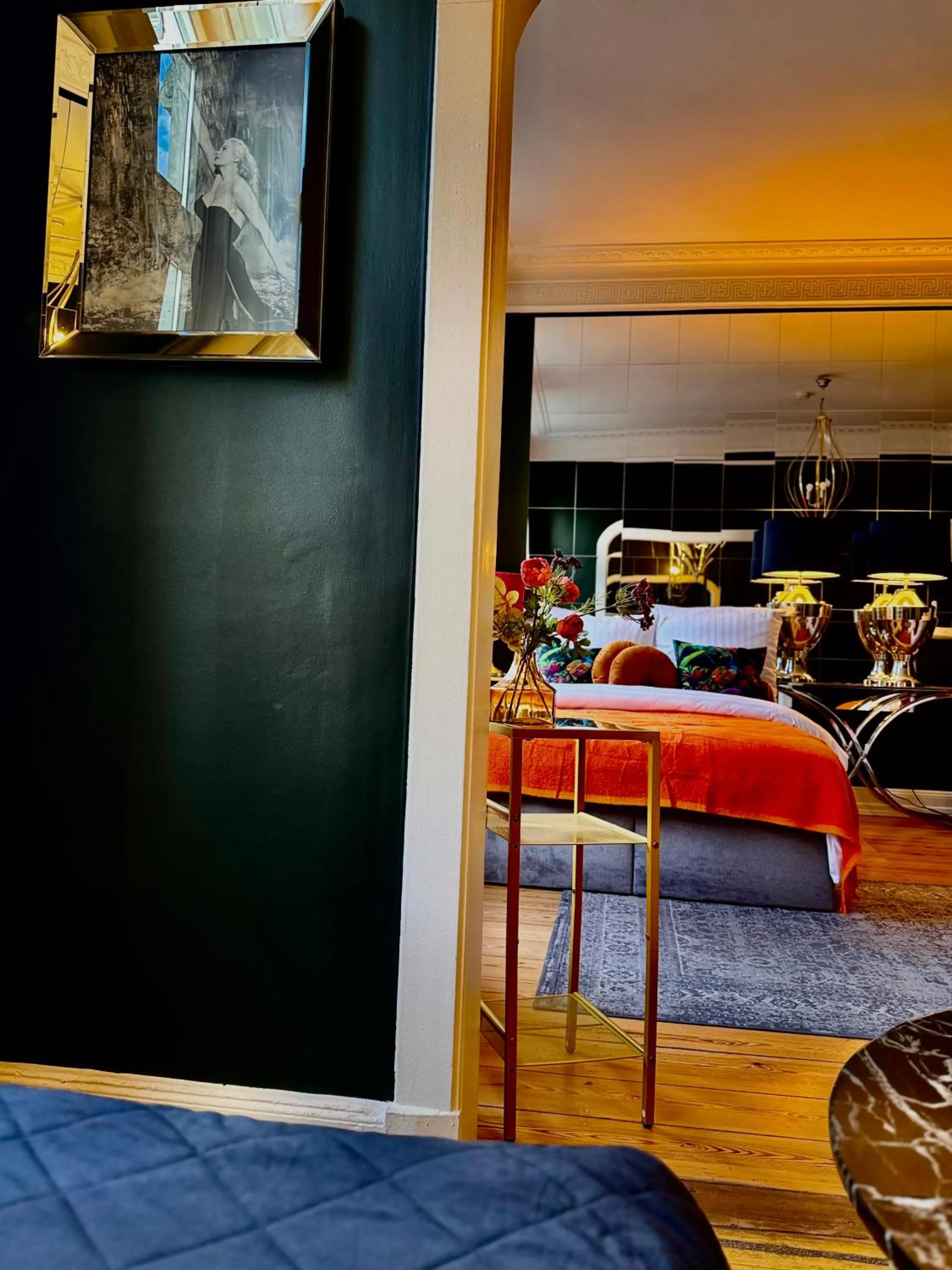 Bed in Sleephotels Alsterroom