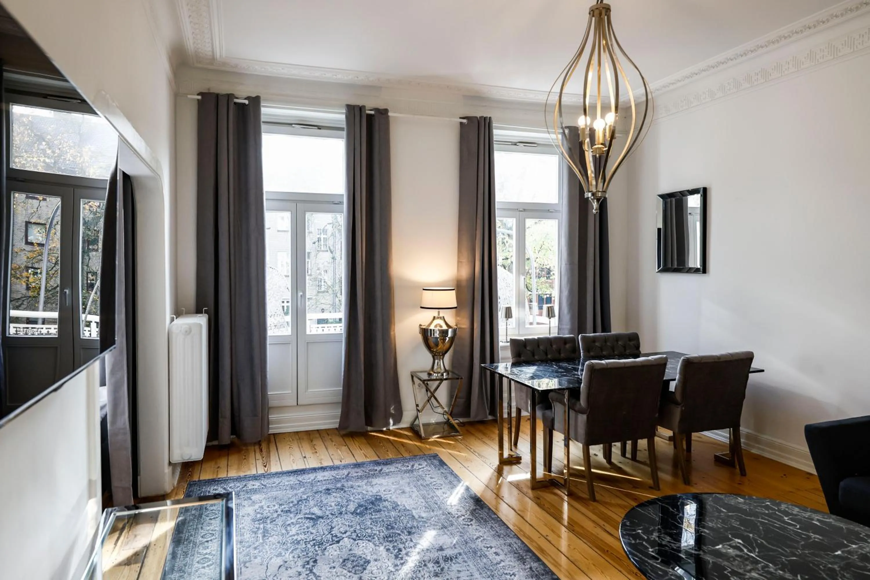 Seating area in Sleephotels Alsterroom