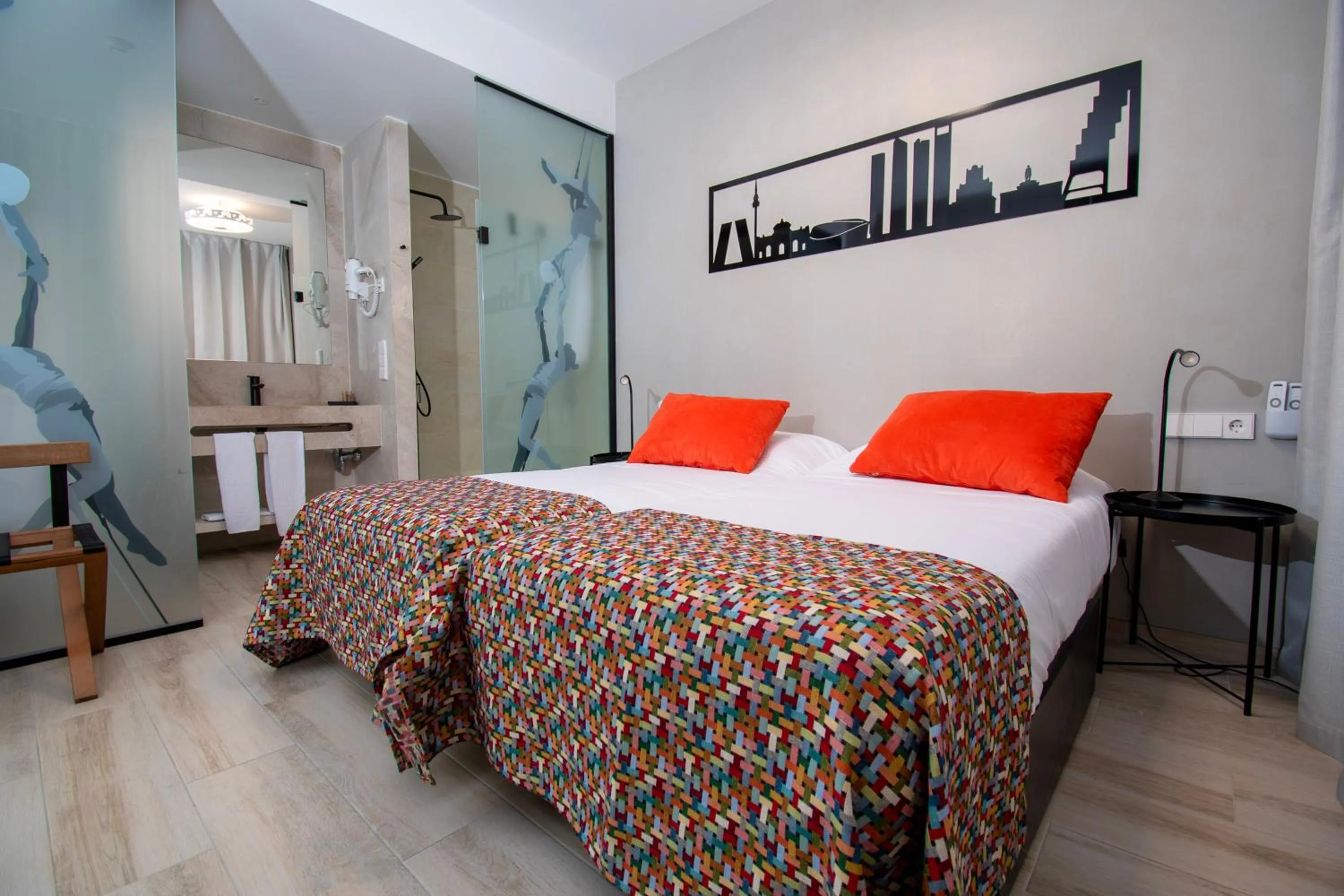 Bed in Ekilibrio Hotel & Apart-Suites