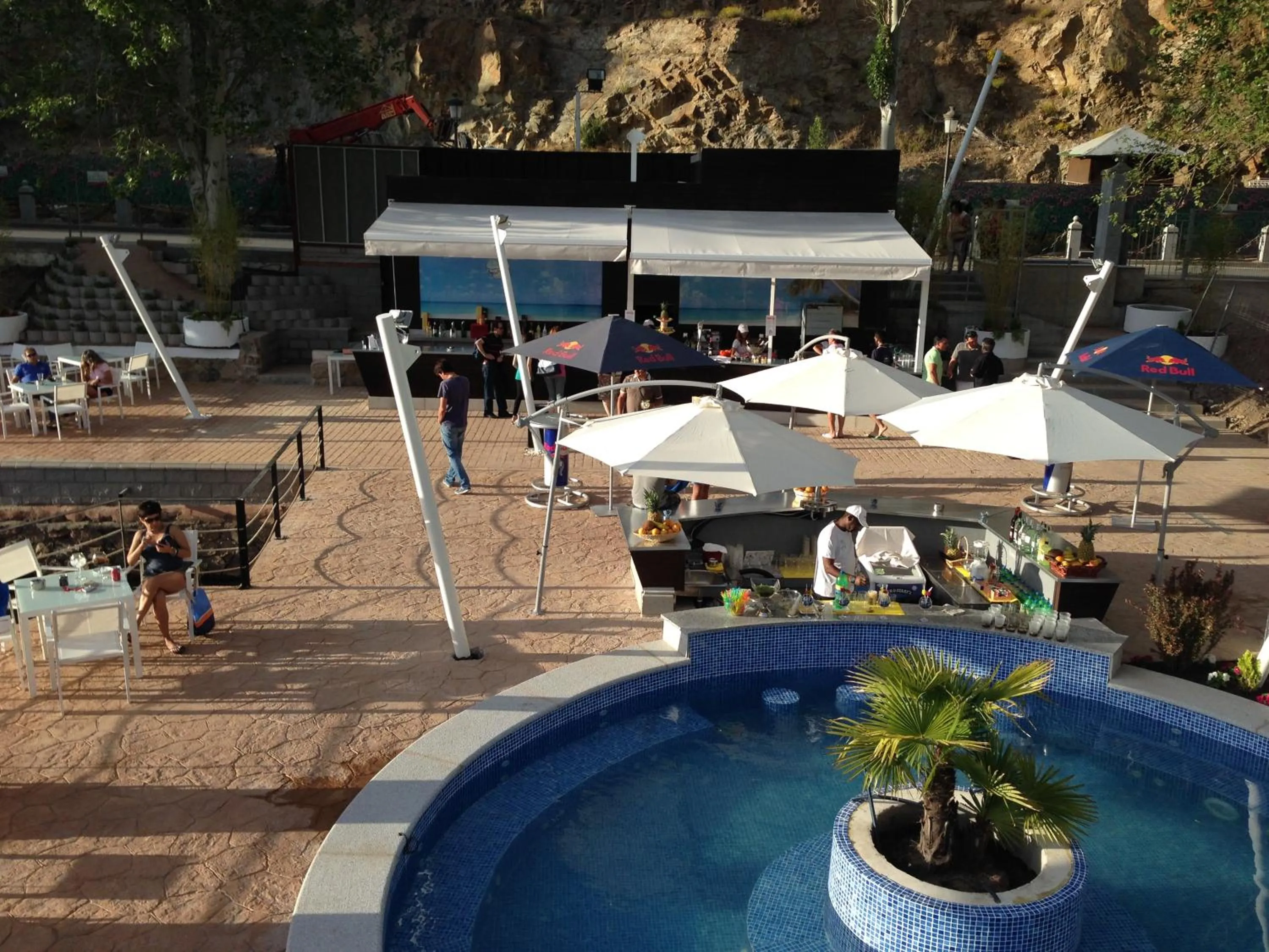 Swimming pool in Segovia Sierra de Guadarrama