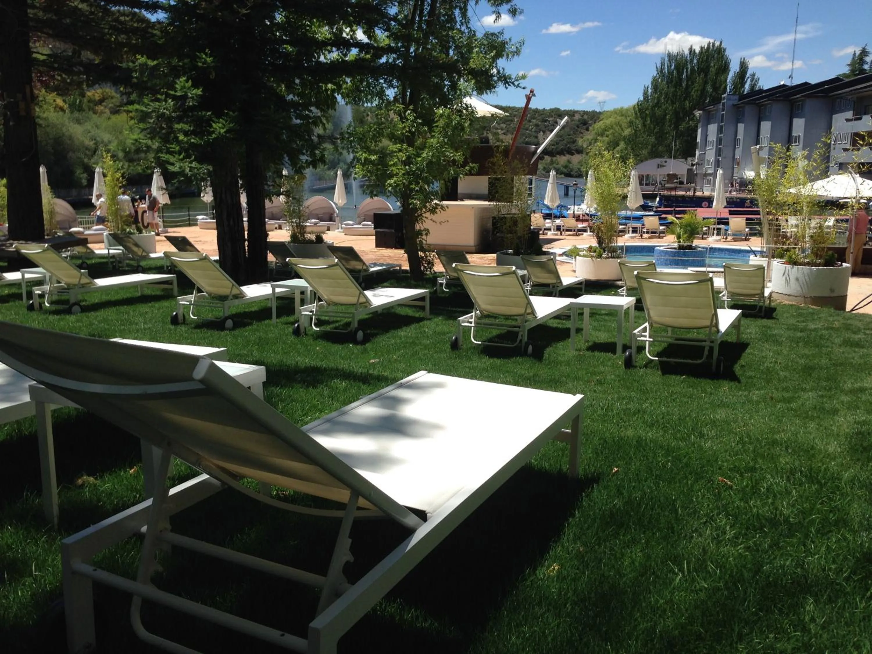 Swimming pool in Segovia Sierra de Guadarrama