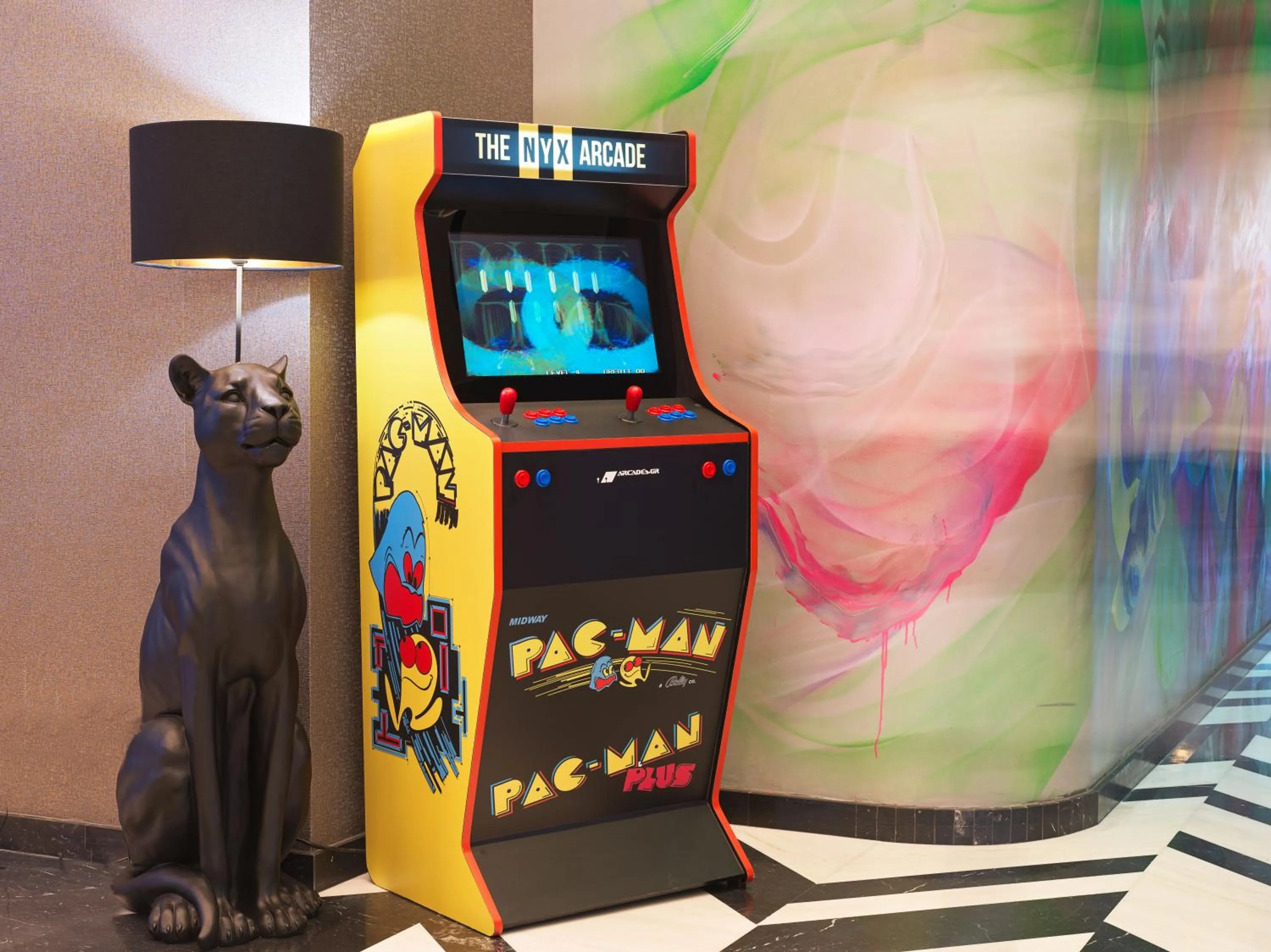 Game Room in NYX Esperia Palace Hotel Athens by Leonardo Hotels