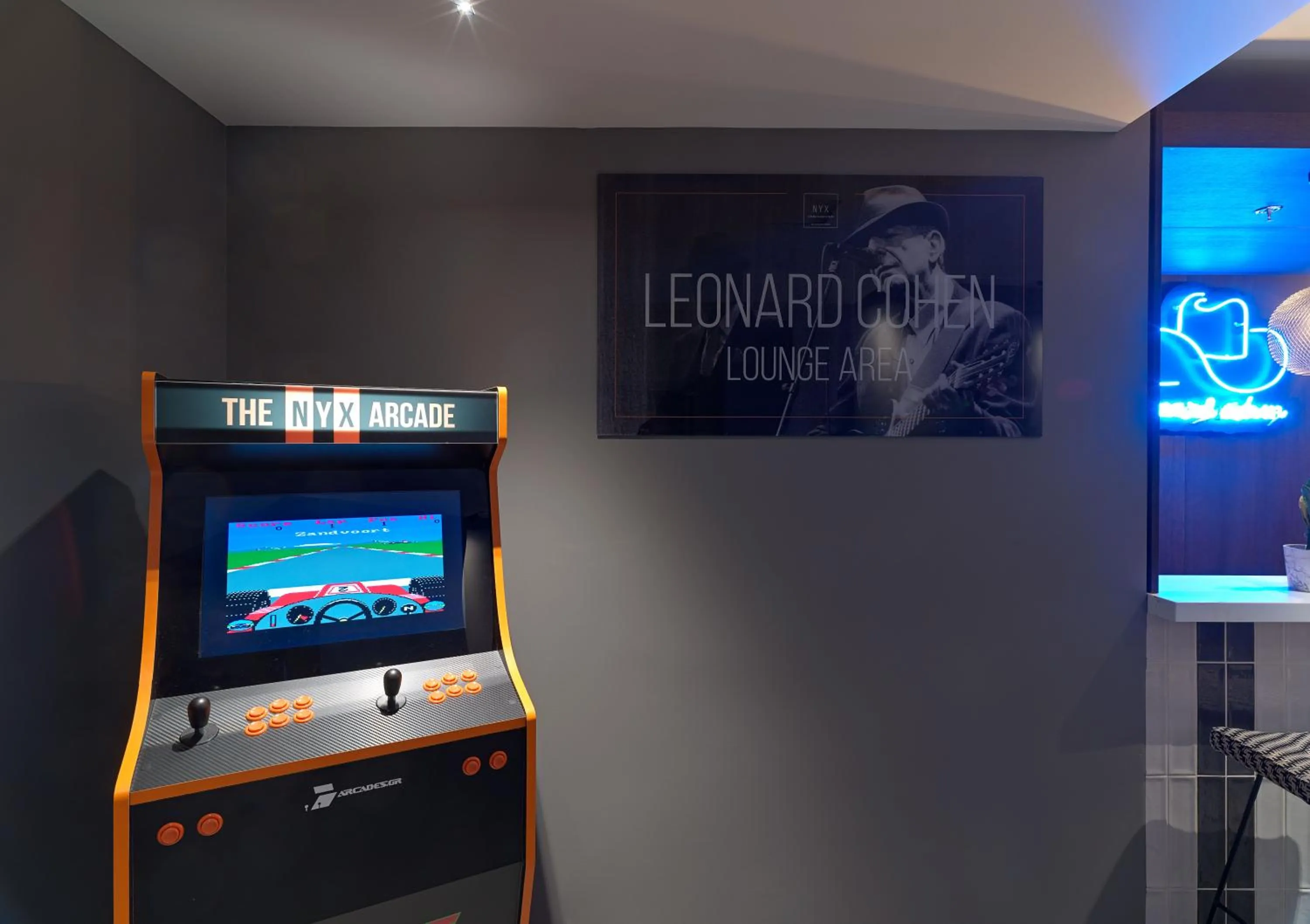 Game Room in NYX Esperia Palace Hotel Athens by Leonardo Hotels
