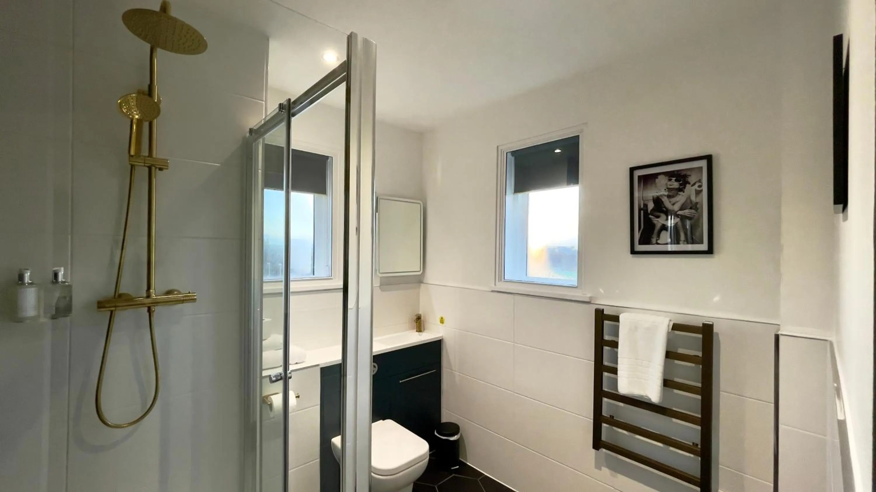 Bathroom in The Old Post Office Warrington by Deuce Hotels