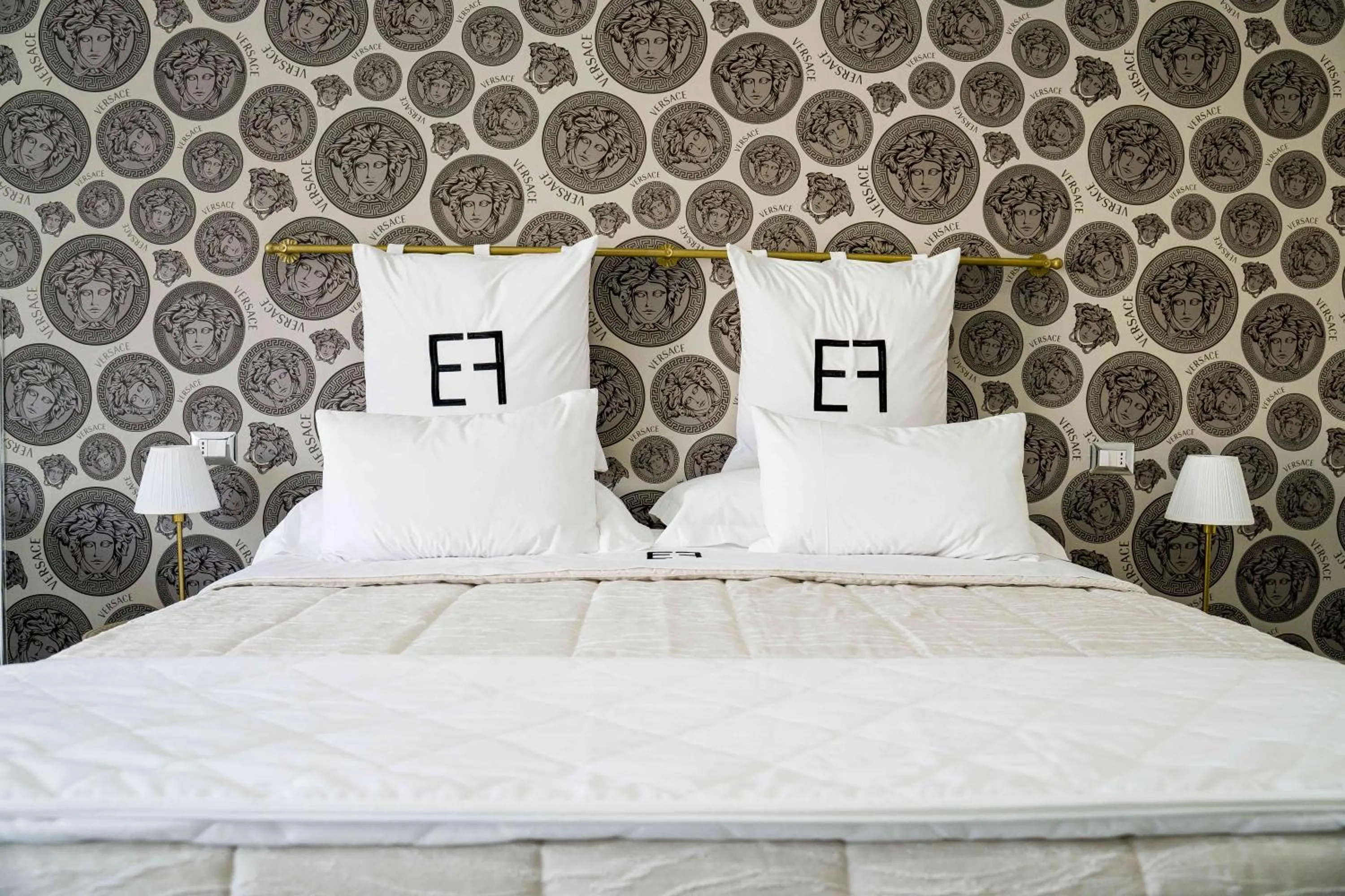 Bed in EF LUXURY LIVING RESORT AND SPA