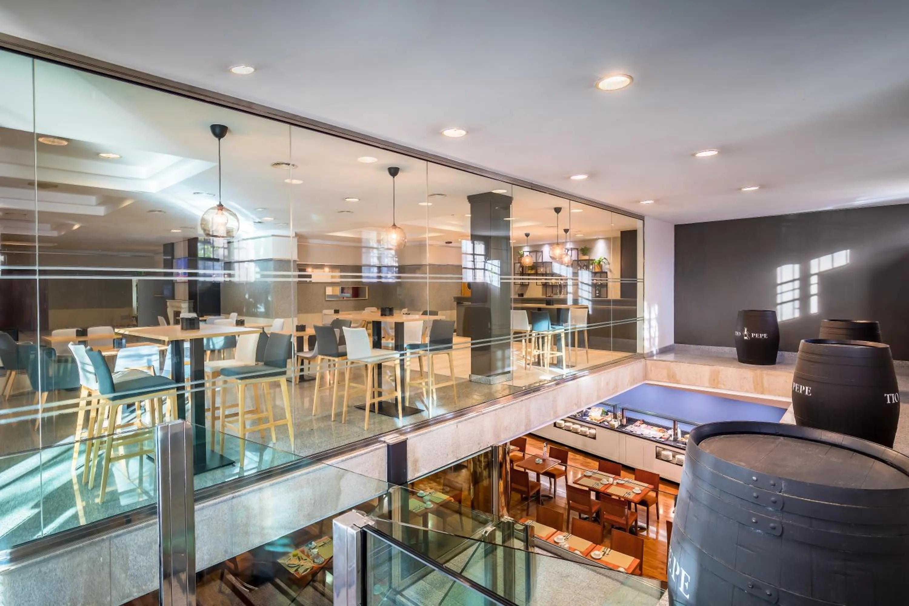 Restaurant/places to eat in Hotel Jerez Centro