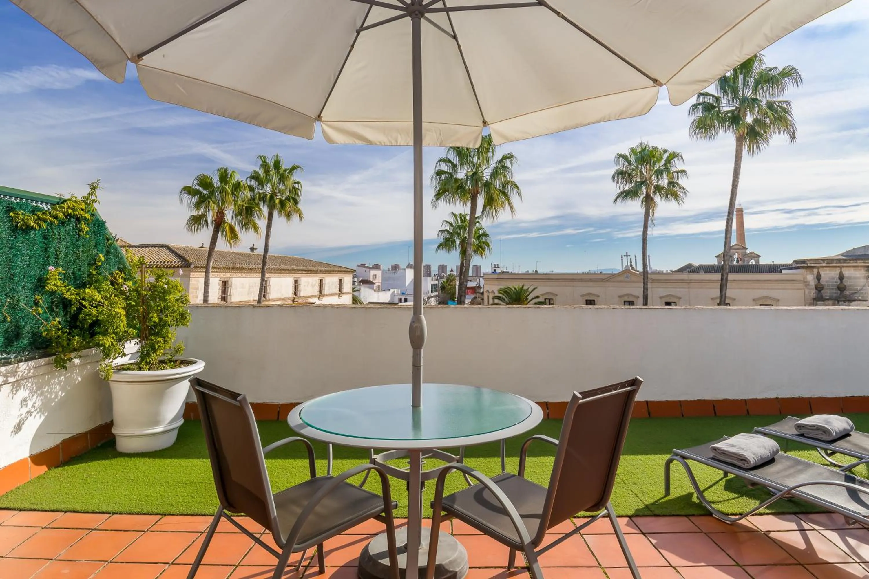 Balcony/Terrace in Hotel Jerez Centro
