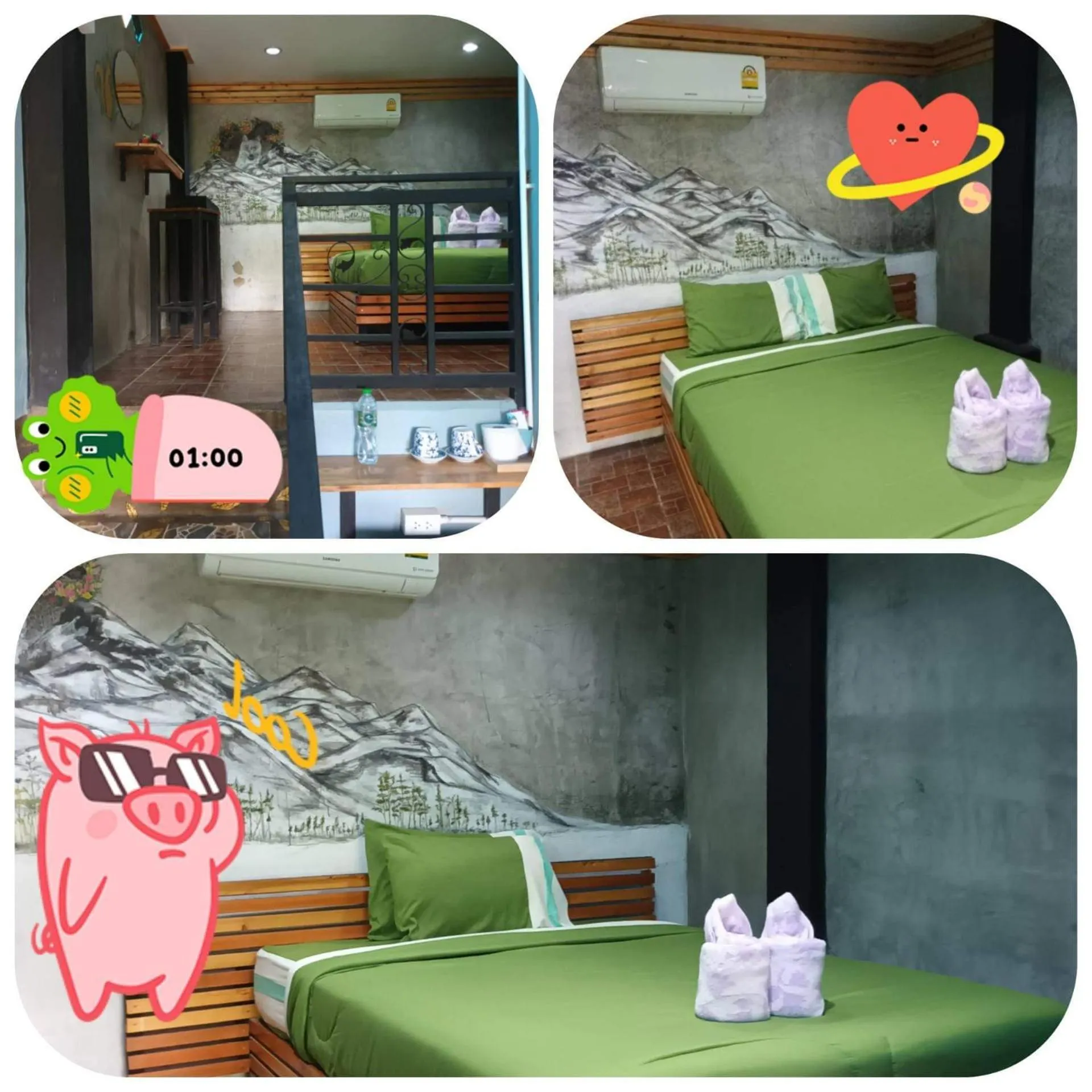 Bed in The Ozone station