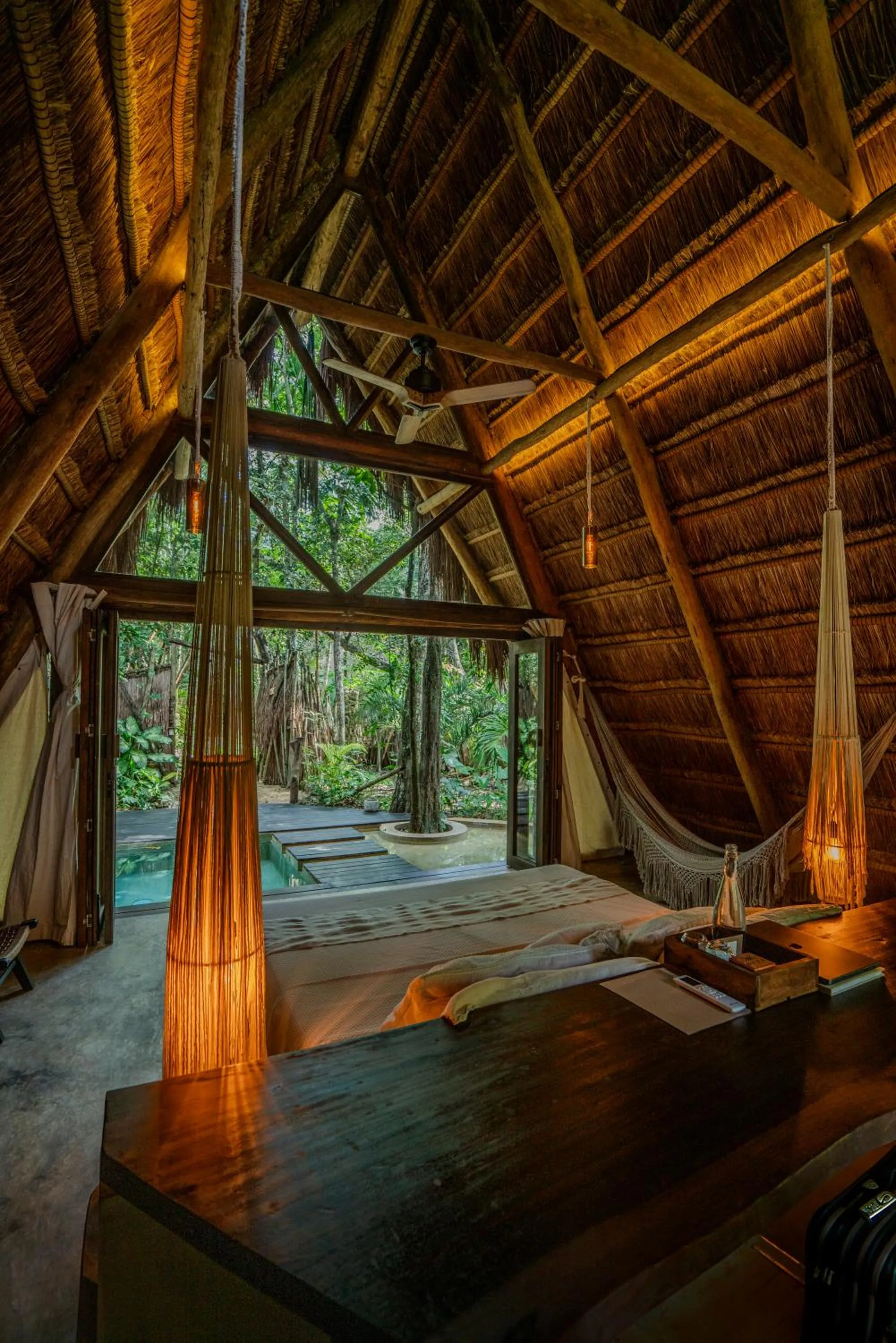 Bed in Naya Bacalar Lagoon Front Hotel - Adults Only