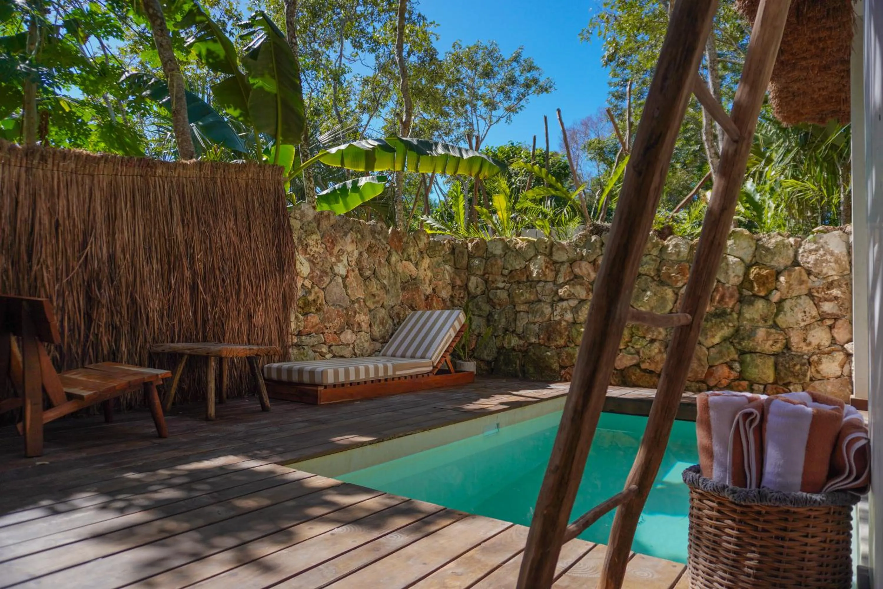 Pool view in Naya Bacalar Lagoon Front Hotel - Adults Only