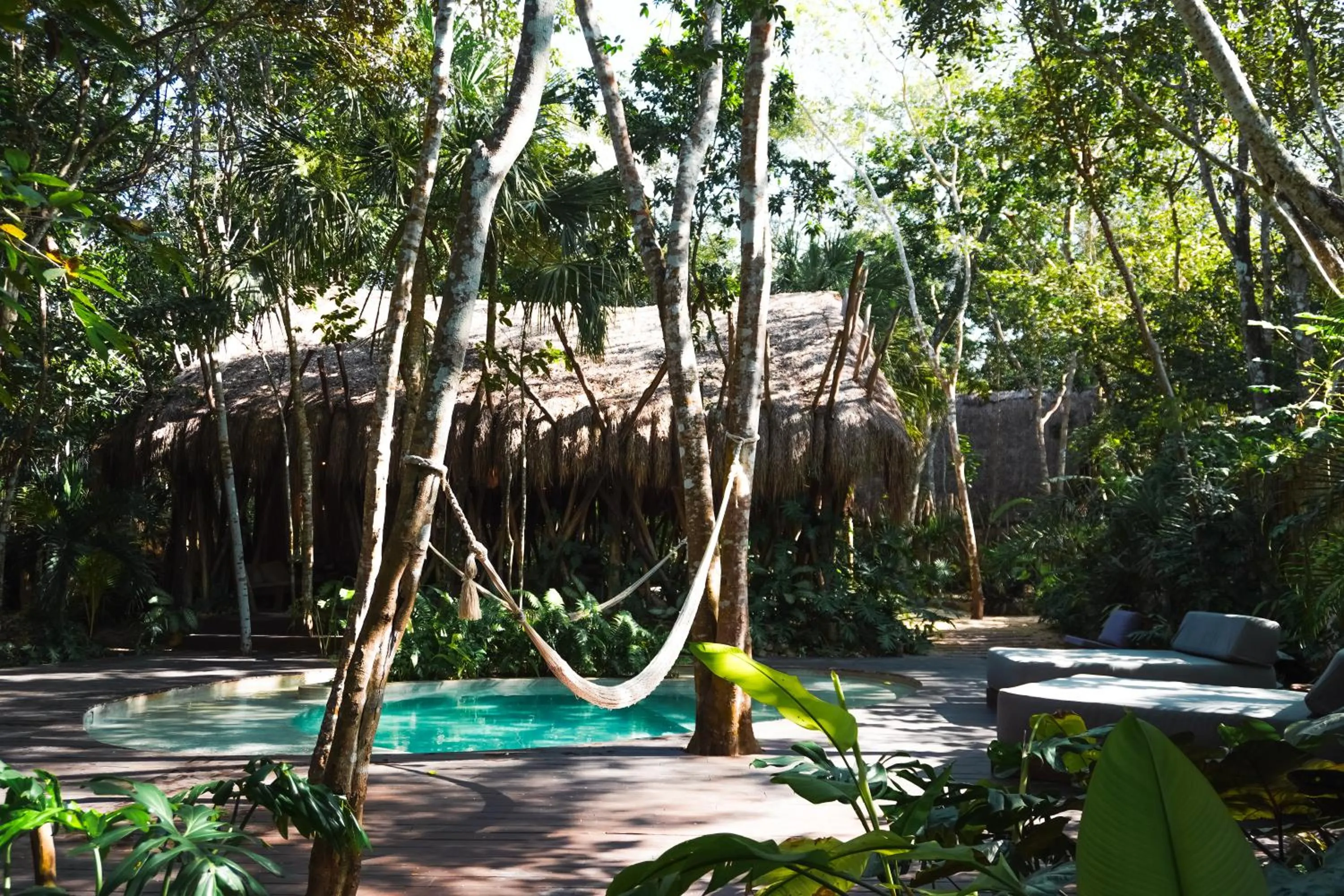 Pool view in Naya Bacalar Lagoon Front Hotel - Adults Only
