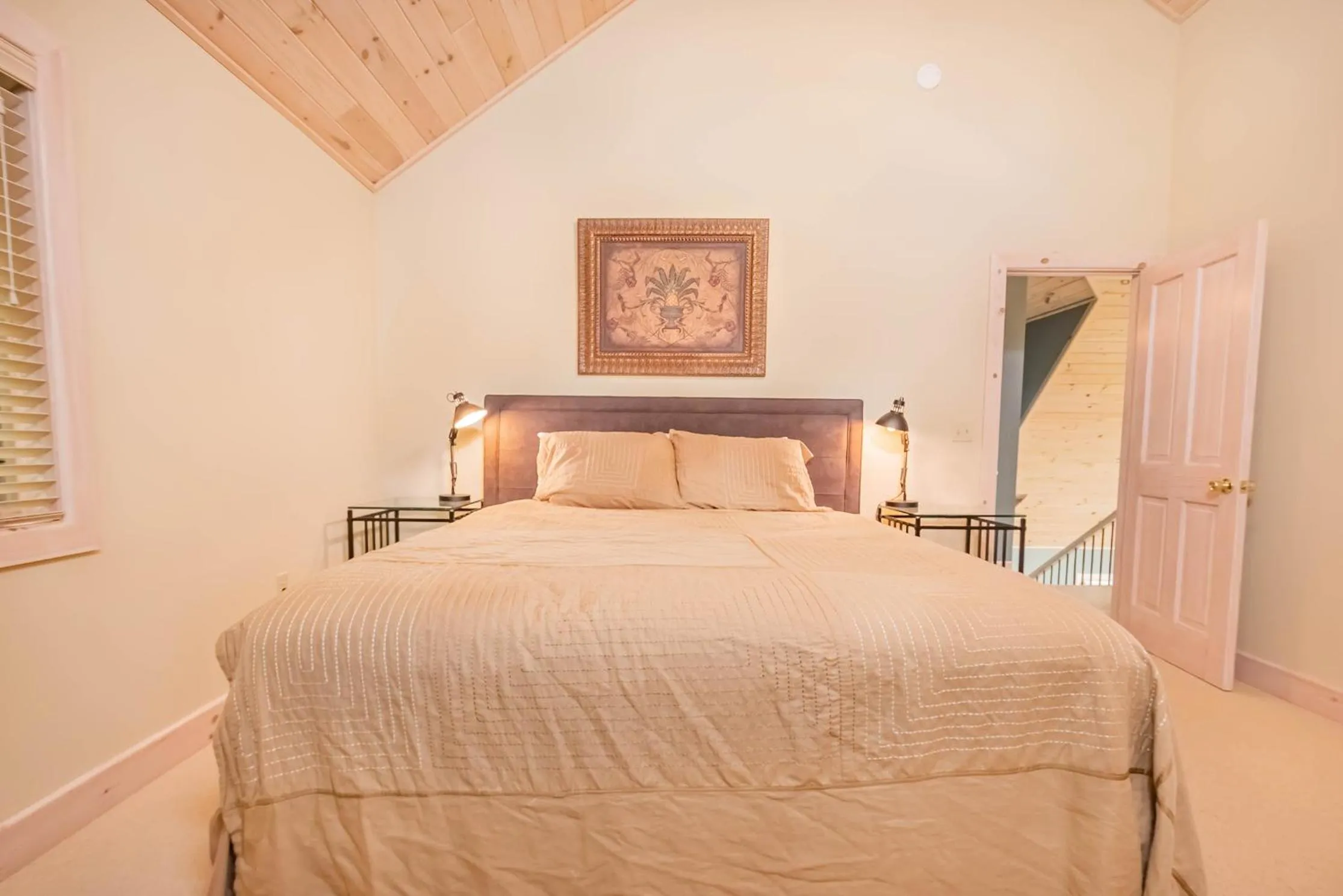 Property building, Bed in Play-A-Way Chalet