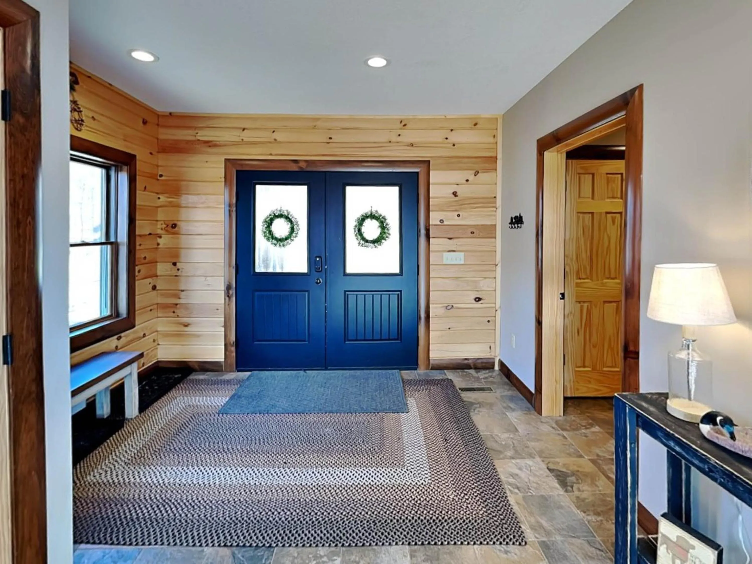 Bed in Water & Mountain Retreat