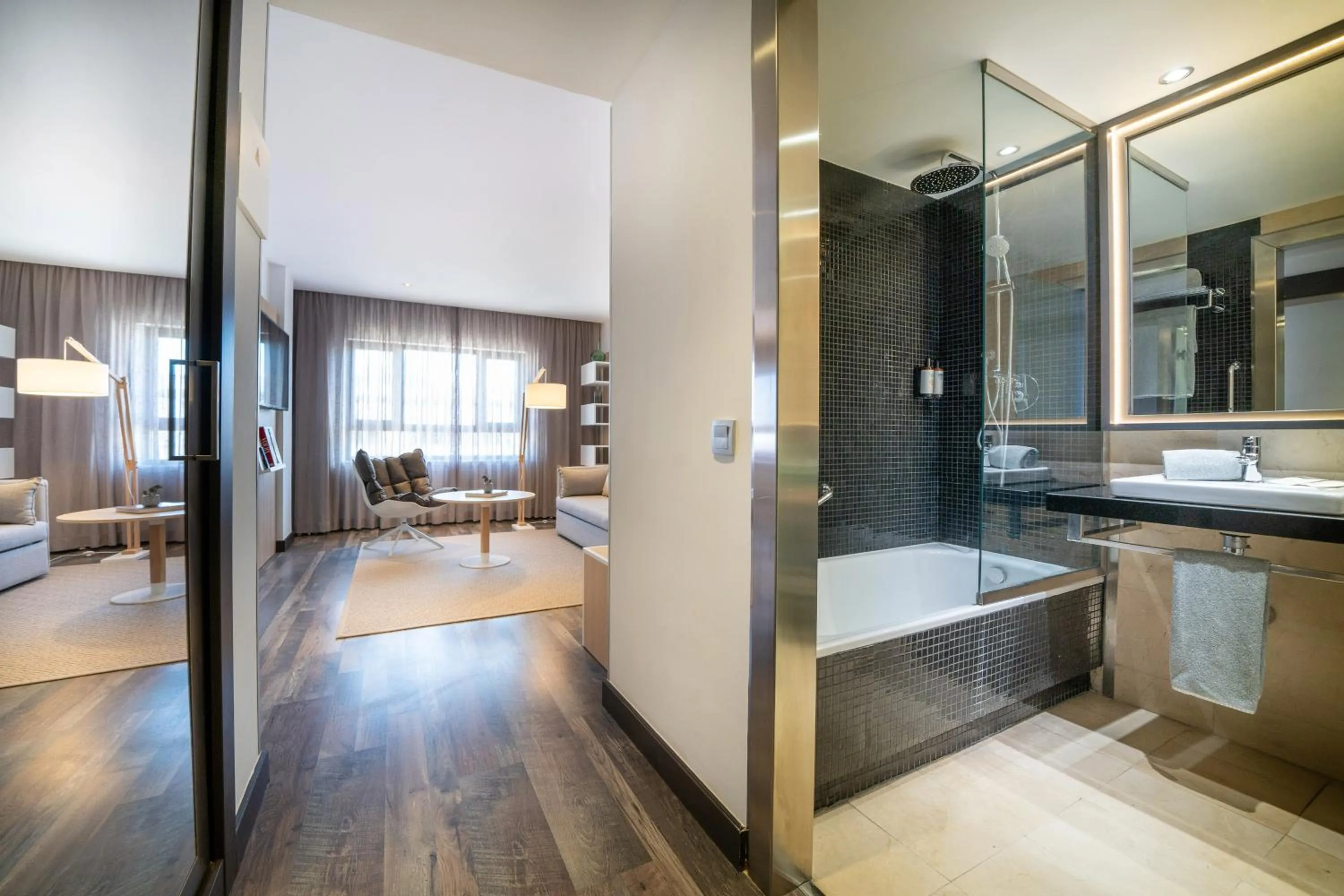 Bed in Hotel Cádiz Paseo del Mar, Affiliated by Meliá