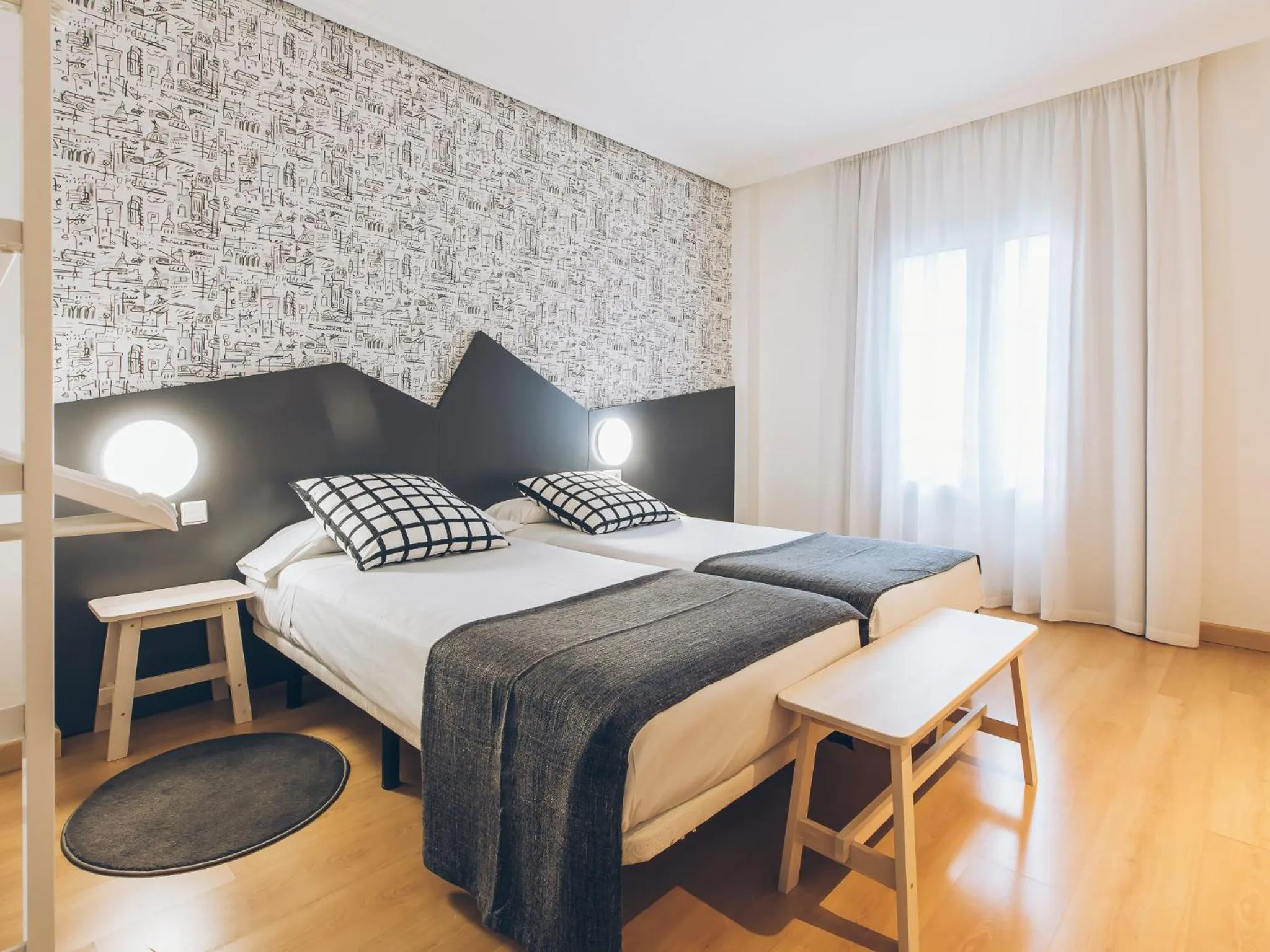 Bed in Hotel Urdanibia Park