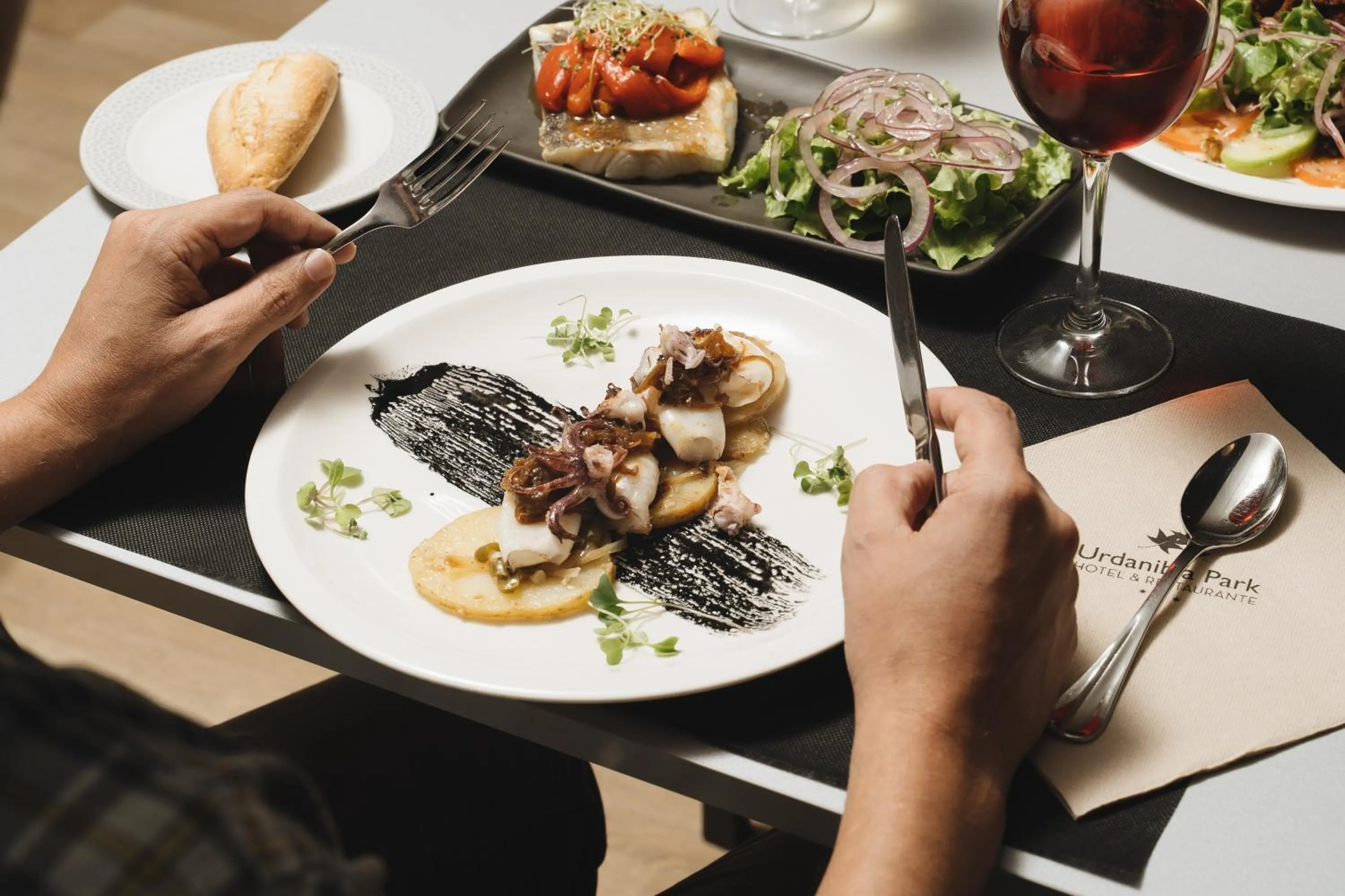 Food close-up in Hotel Urdanibia Park