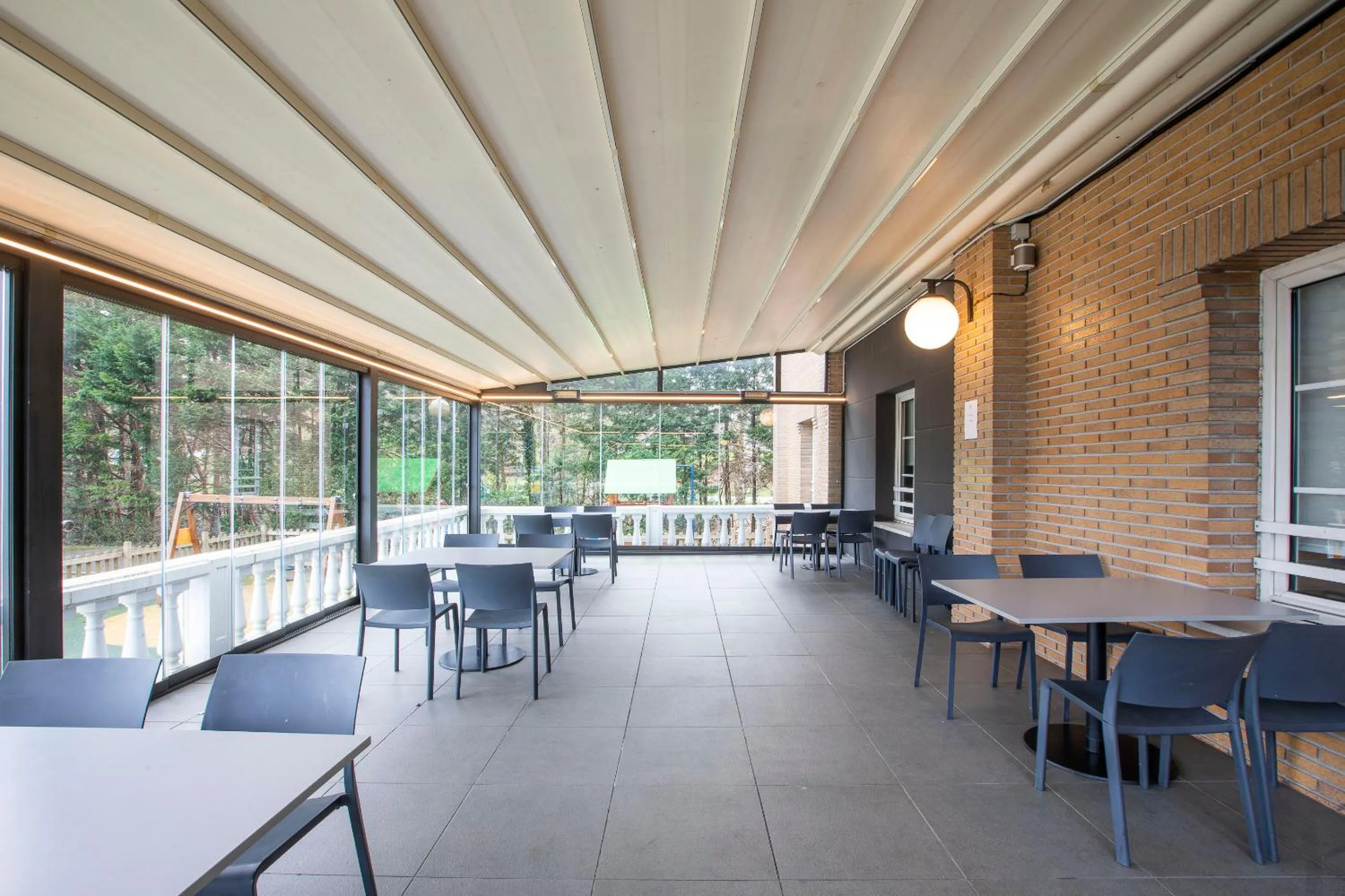 Balcony/Terrace in Hotel Urdanibia Park