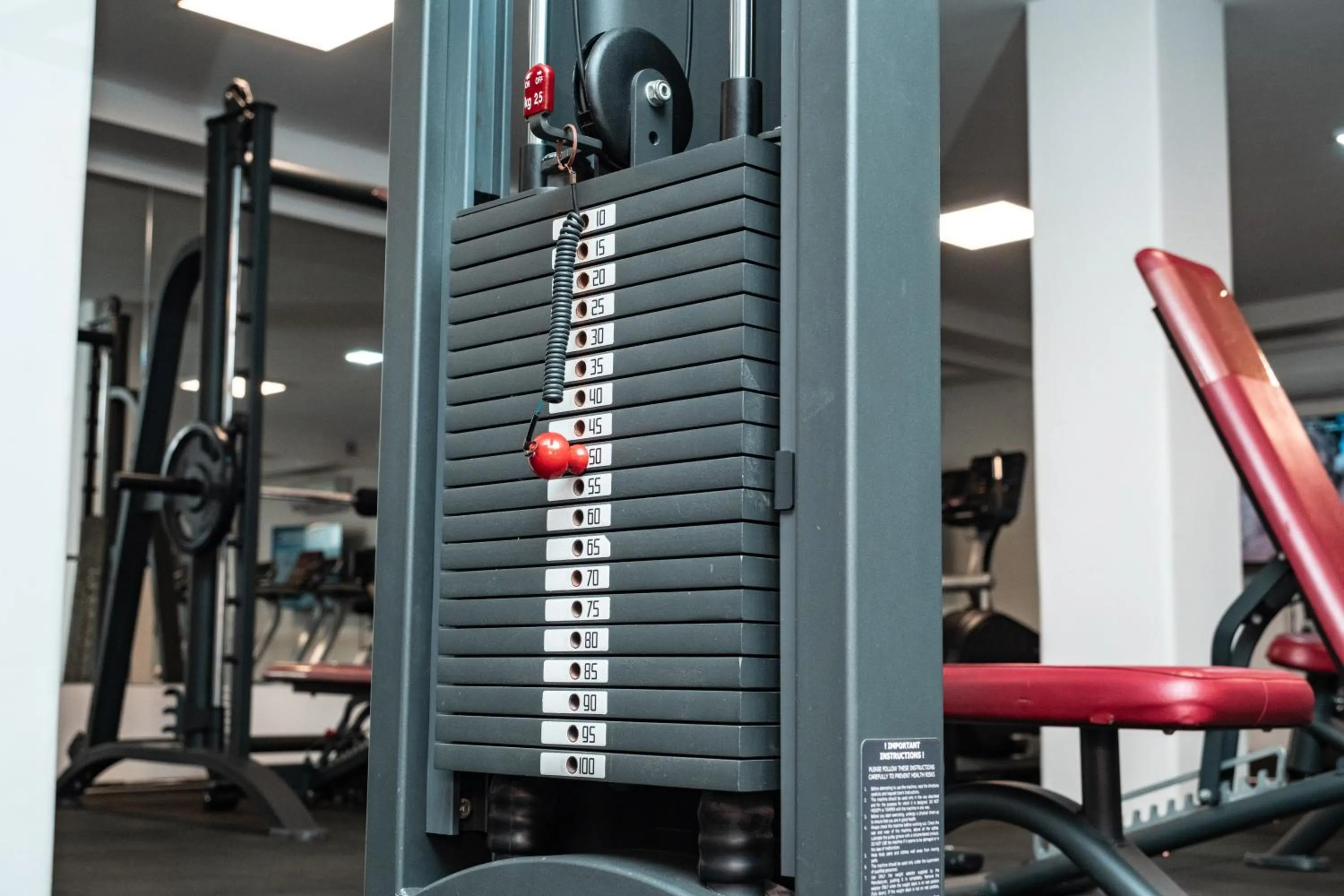 Fitness centre/facilities in The Lead Hotel