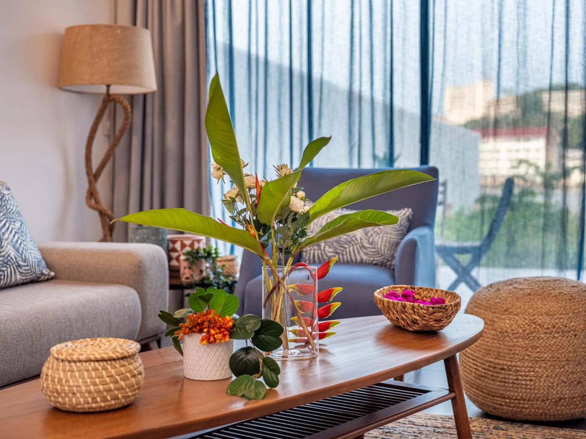 Seating area in The Lead Hotel