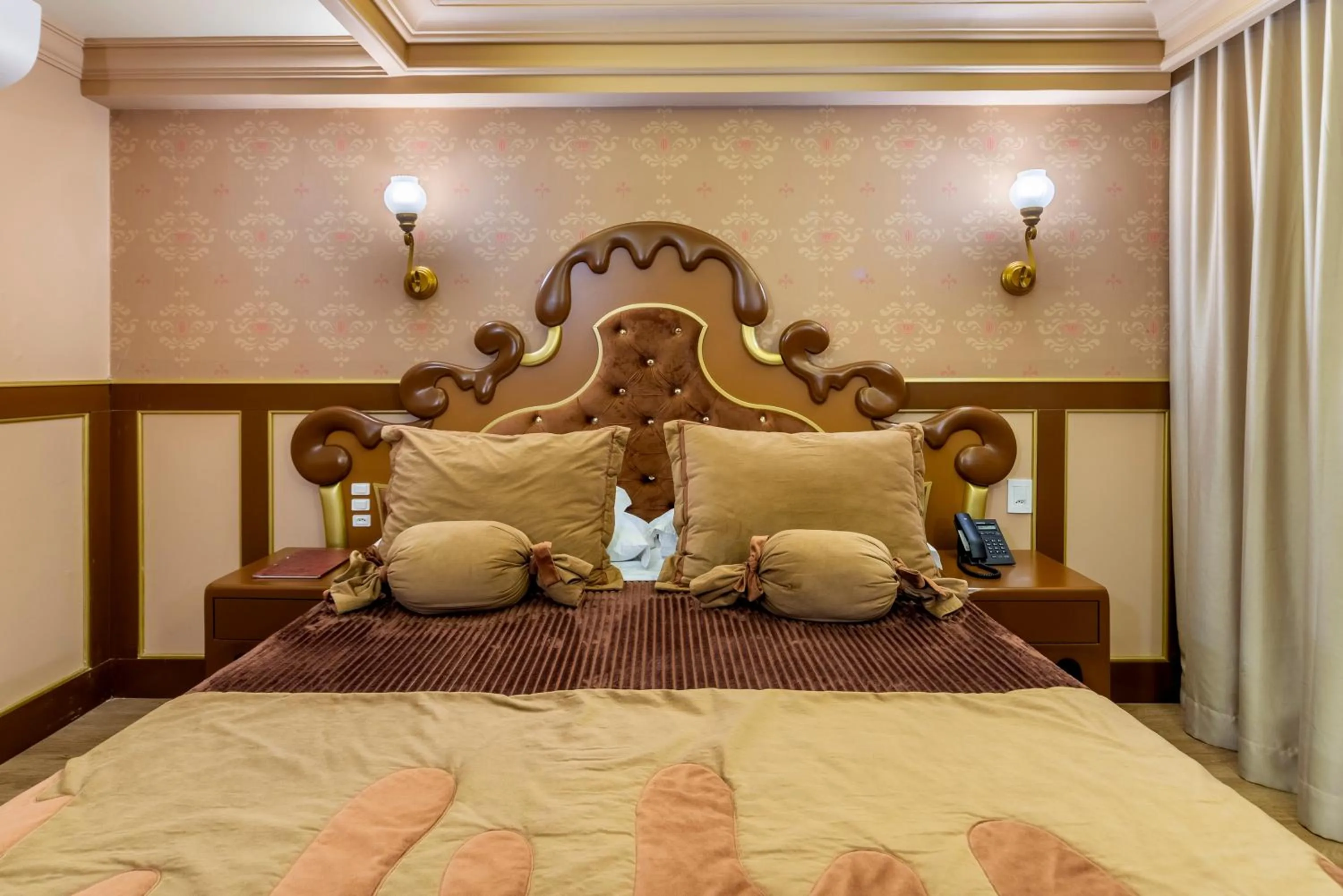 Bed in Chocoland Hotel Gramado