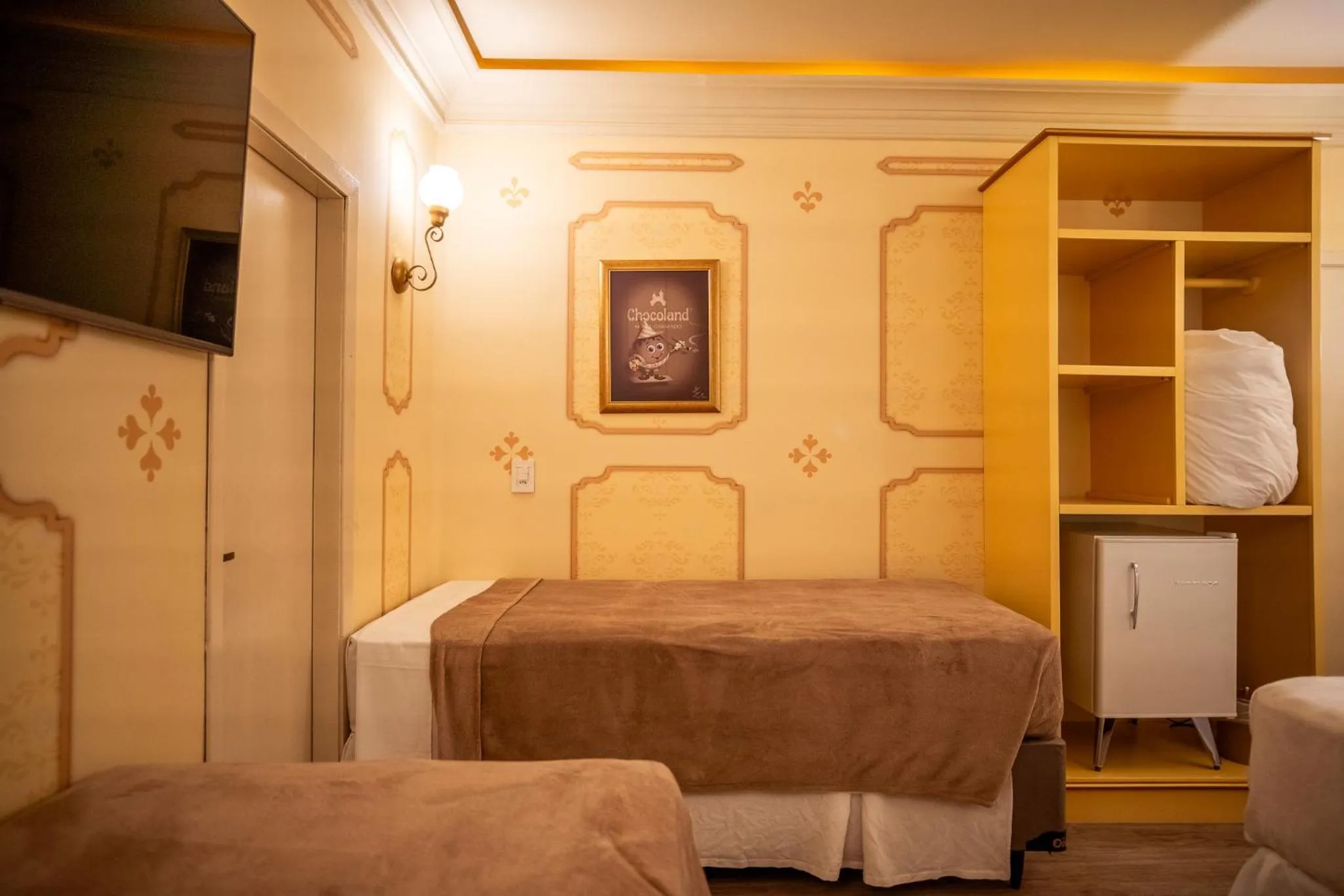 Bed in Chocoland Hotel Gramado