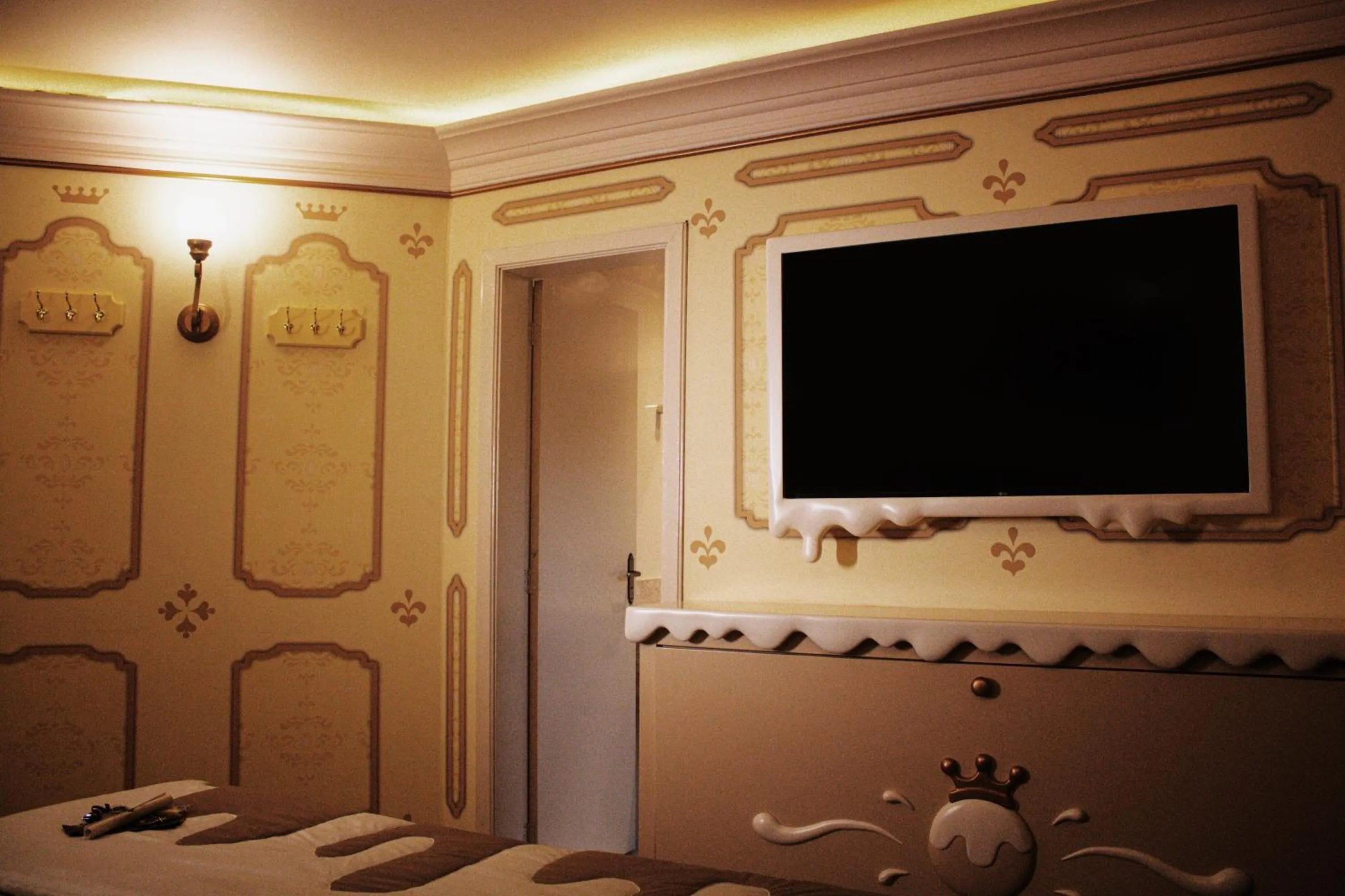 TV and multimedia, Bed in Chocoland Hotel Gramado