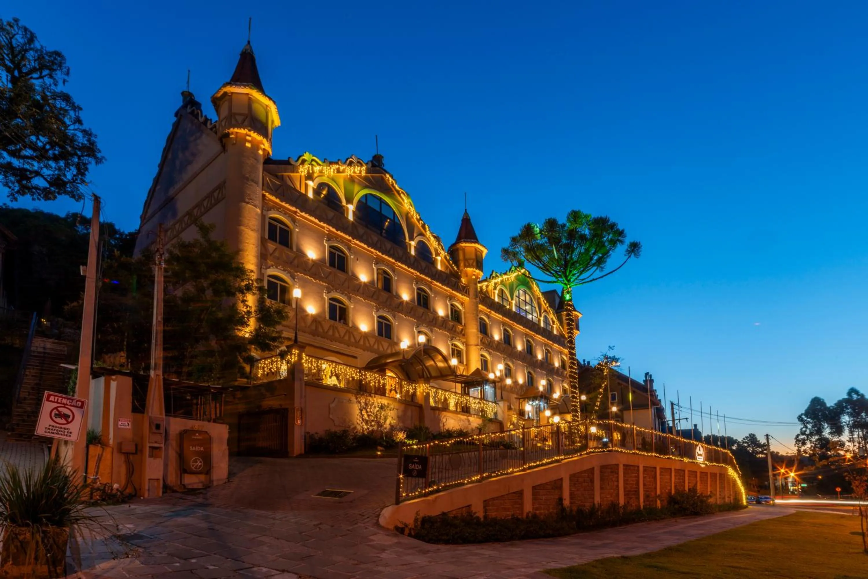 Property building in Chocoland Hotel Gramado