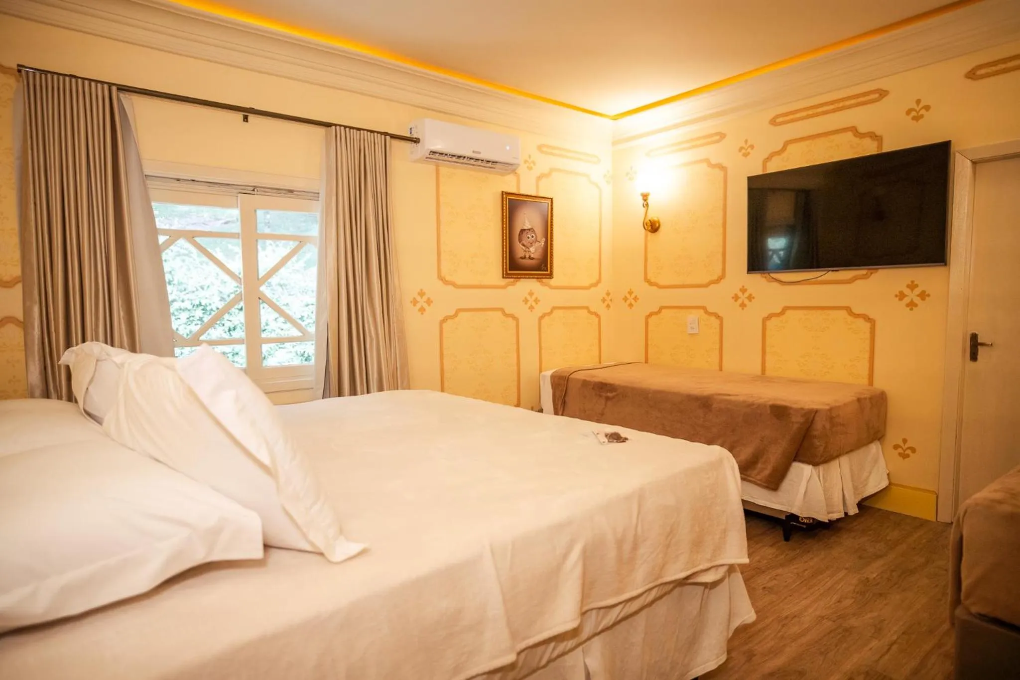 Bed in Chocoland Hotel Gramado