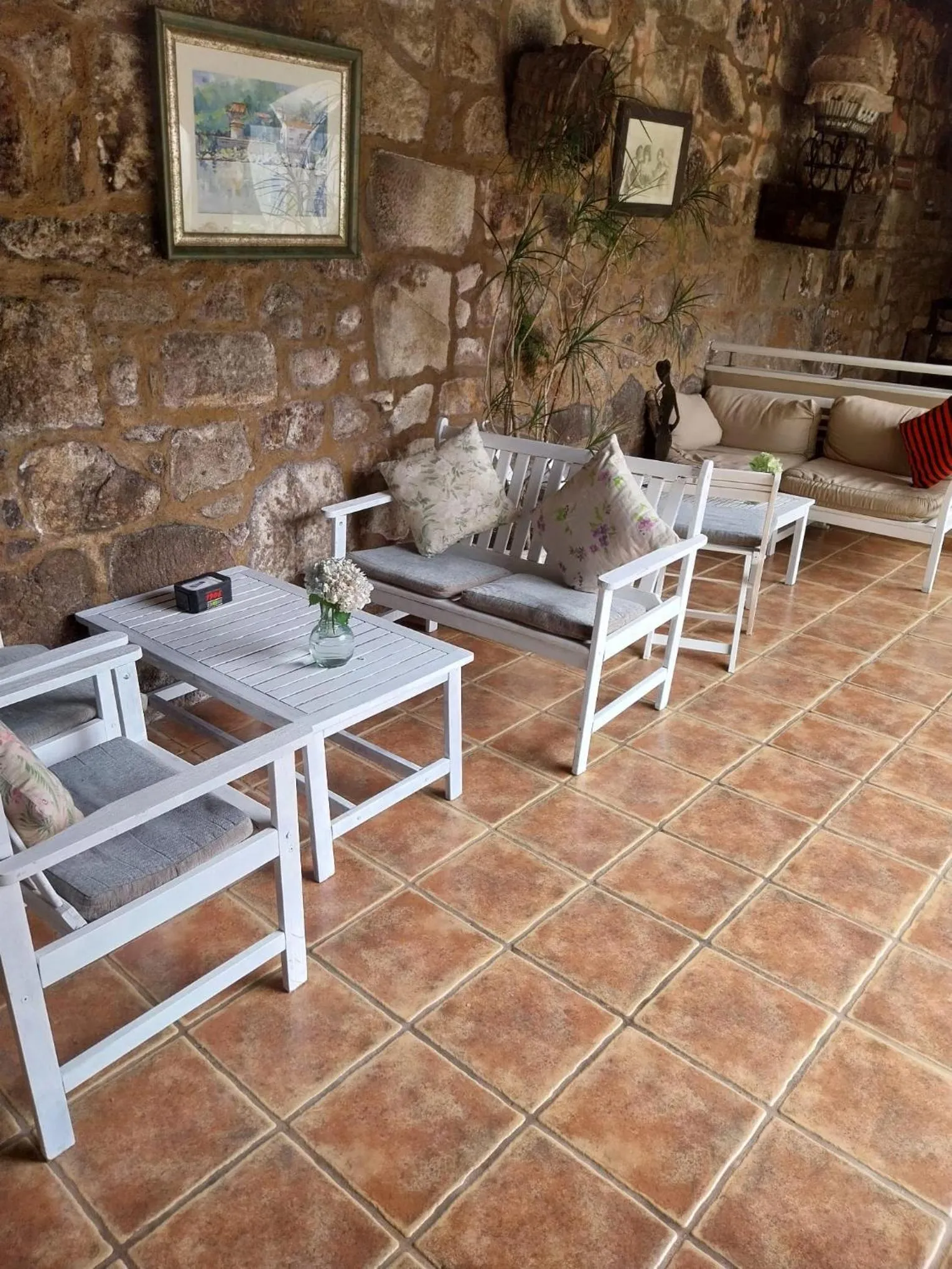 Seating area in Hotel Gastronómico Casa Rosalia