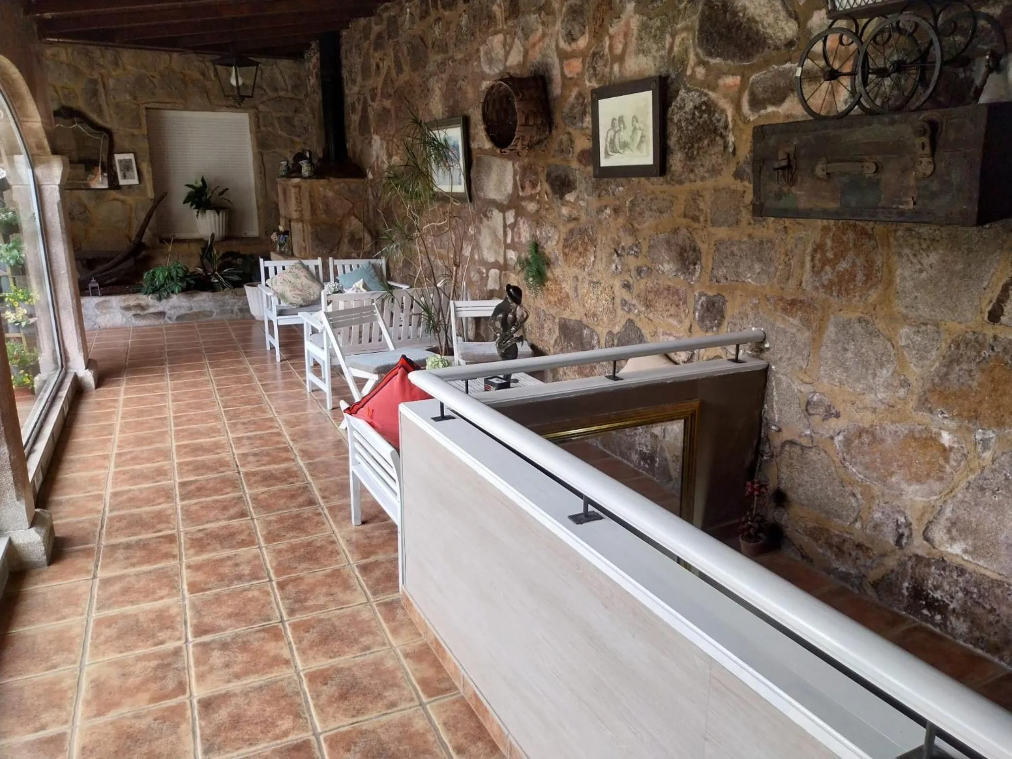 Seating area in Hotel Gastronómico Casa Rosalia