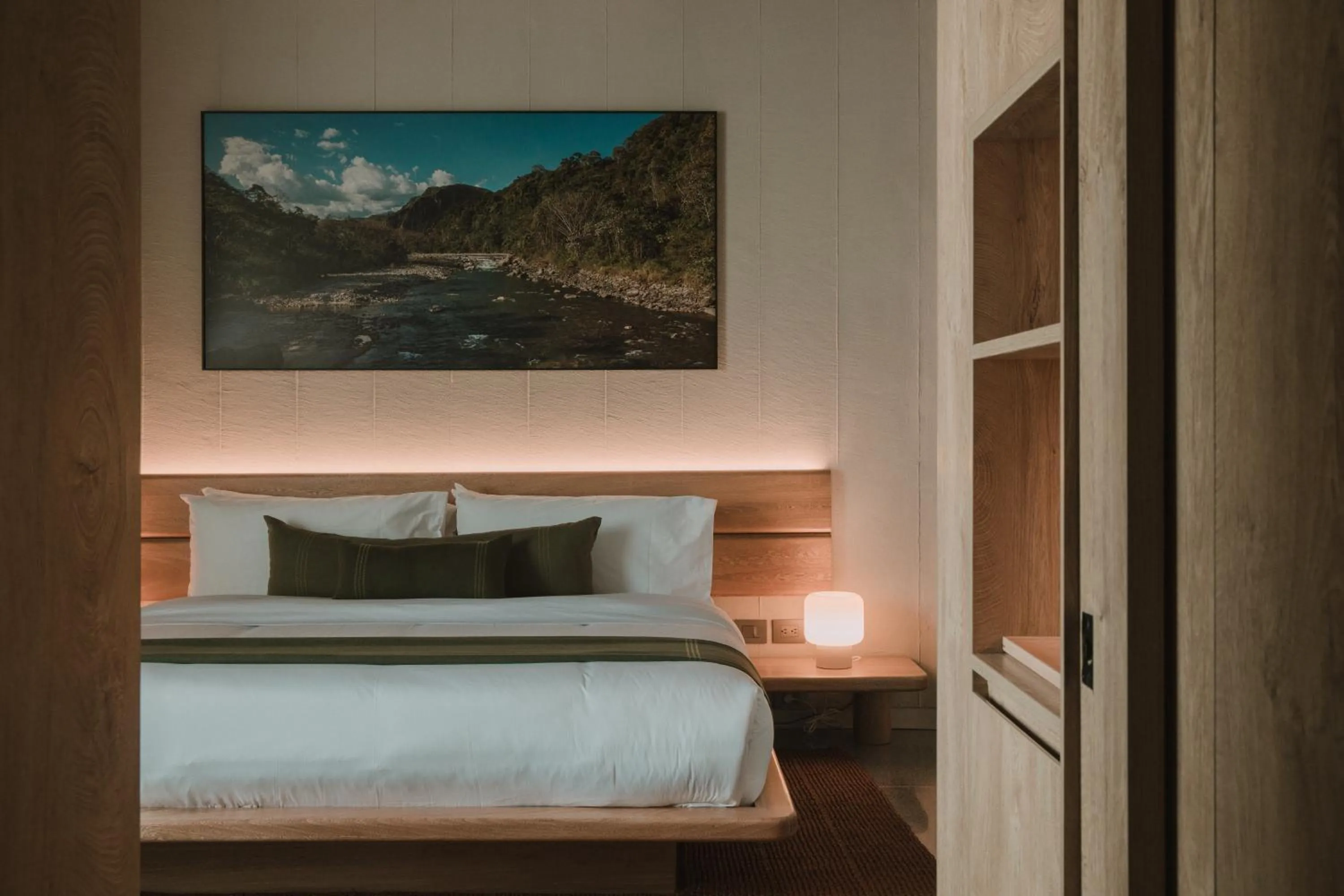 Bed in Hotel El Zarzo