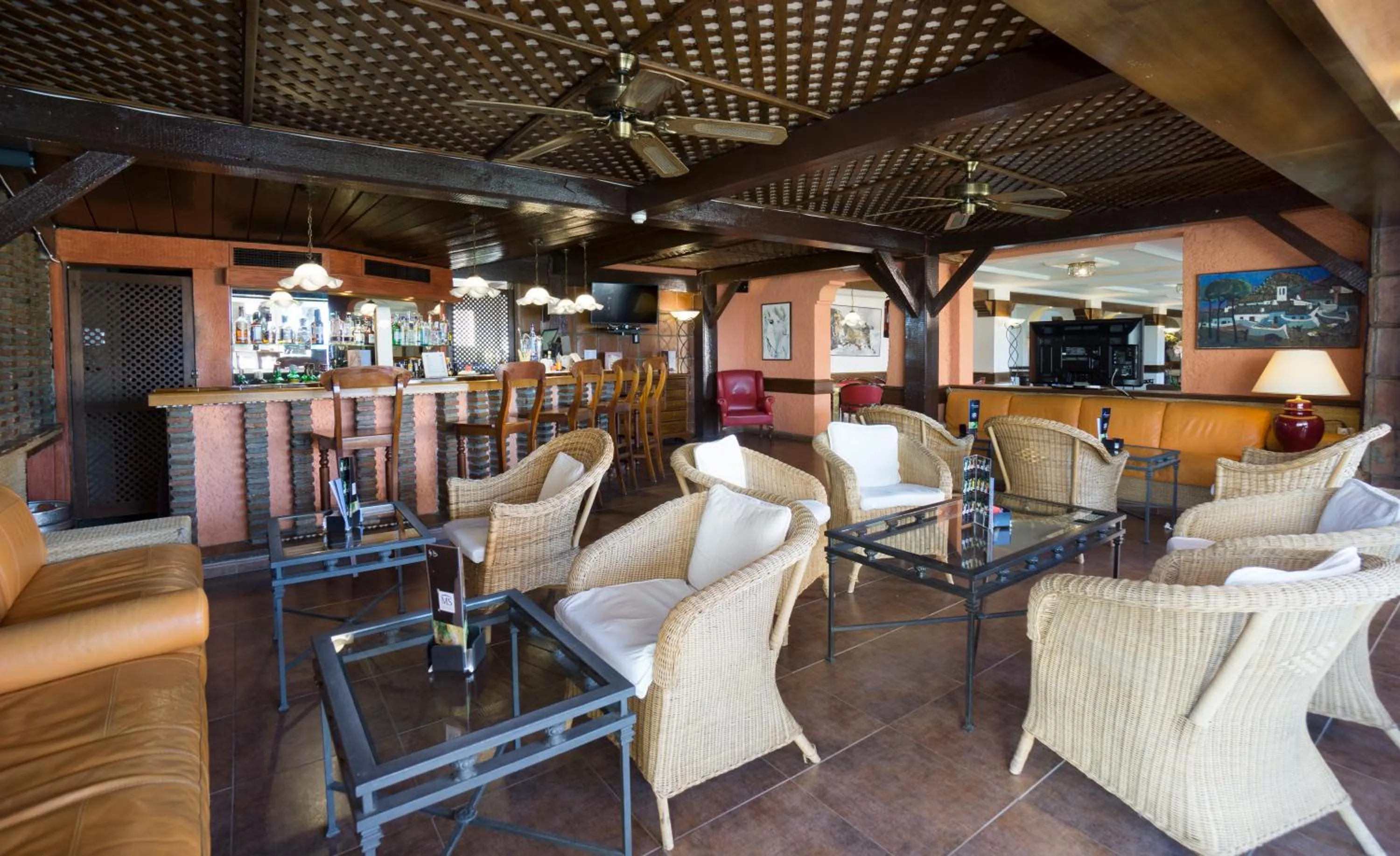 Communal lounge/ TV room in Hotel MS Tropicana Costa del Sol