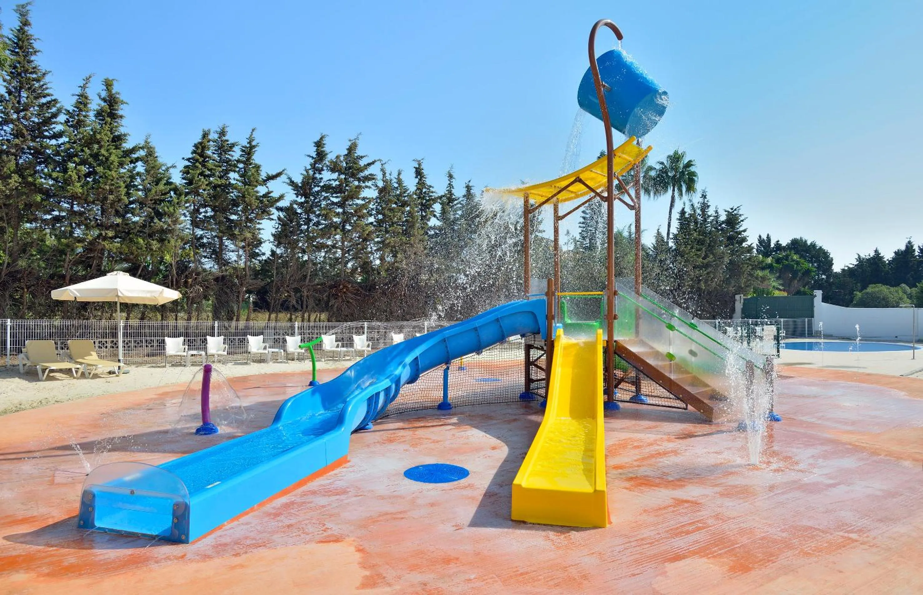 Children play ground in Sol Marbella Estepona Atalaya Park
