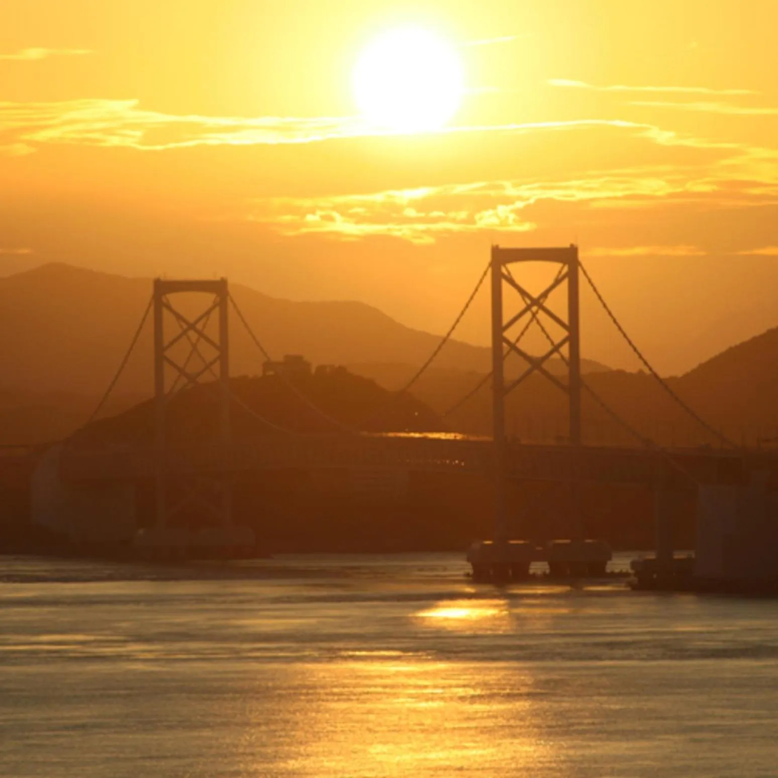 Sunset in Kyukamura Minami-Awaji