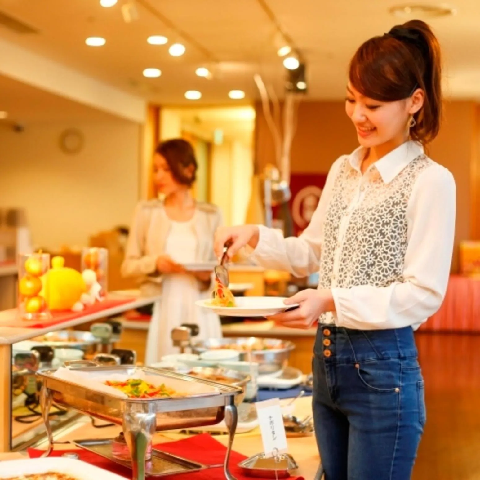 Buffet breakfast in Kyukamura Minami-Awaji